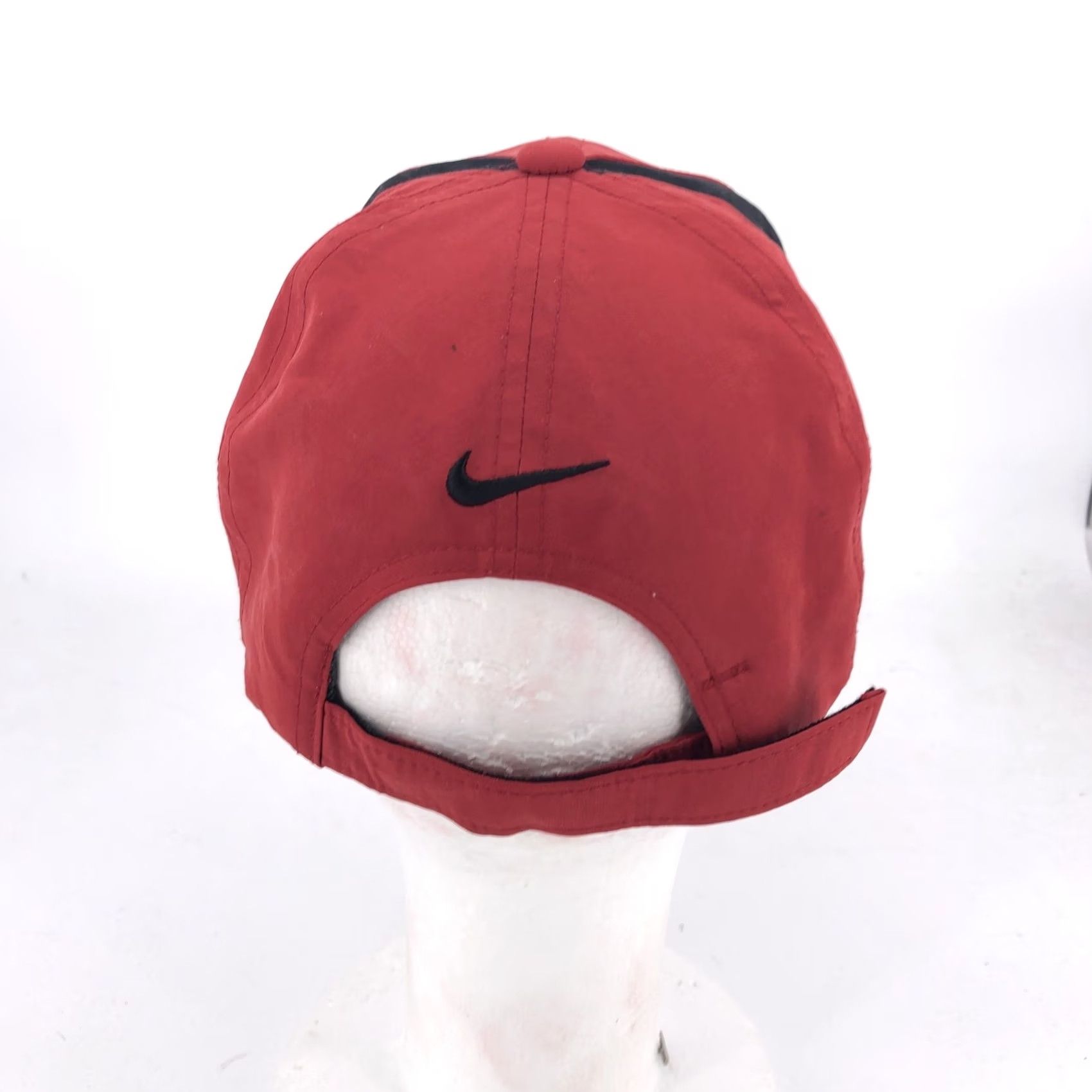 Nike Nike Hat Cap Red Black Heritage86 Dri-Fit Athletic Mens One Size Adjustable Moisture Wicking Lightweight Breathable Polyester Baseball Cap Size ONE SIZE - 3 Thumbnail