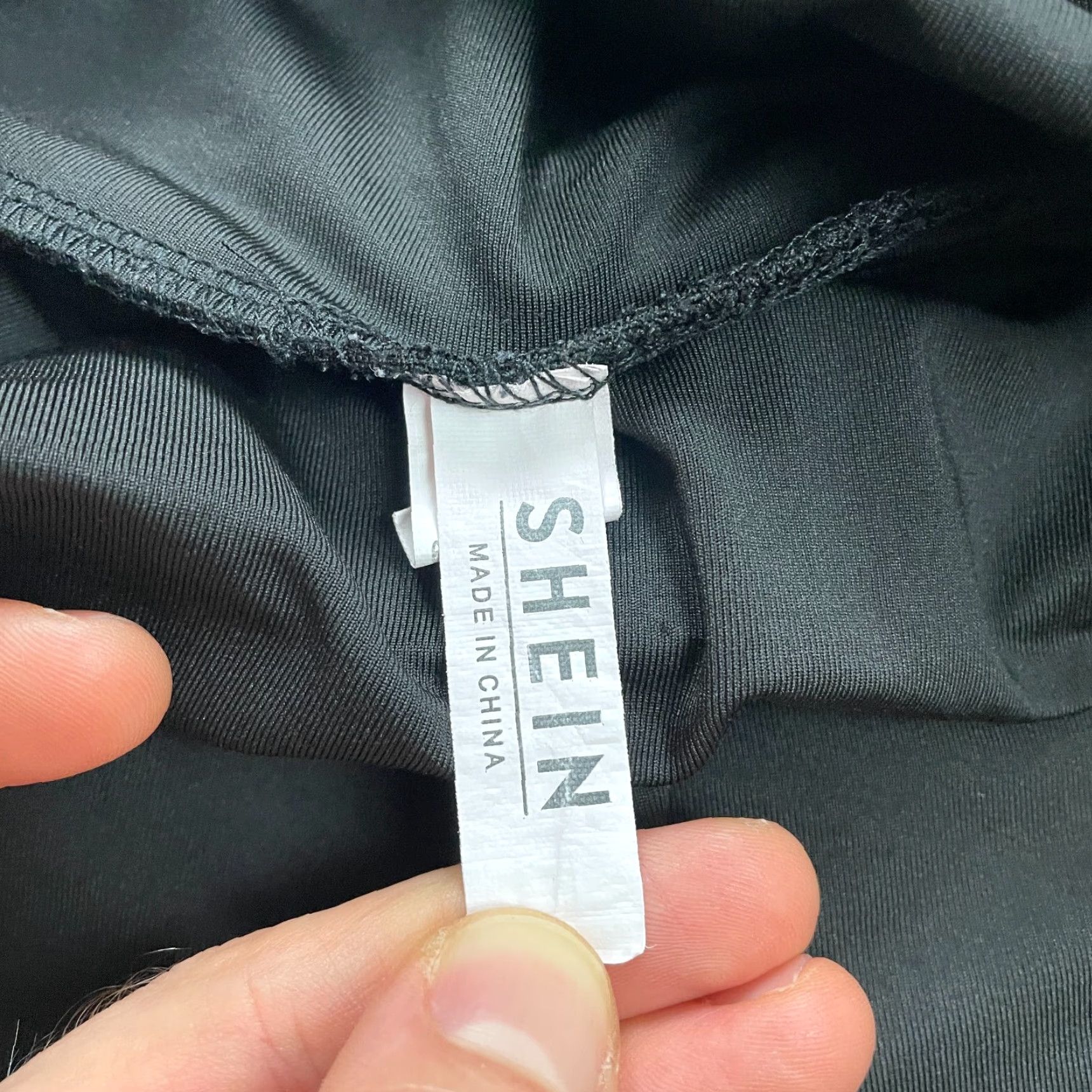 Shein Shein Compression Shorts Womens Small Black High Rise Athletic Active 20x5 Size 28" / US 6 / IT 42 - 4 Thumbnail