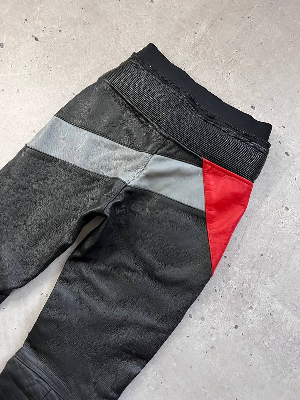 Genuine Leather IXS Design Vintage Leather MOTO Pants Y2K Race Equipment Size US 30 / EU 46 - 6 Thumbnail