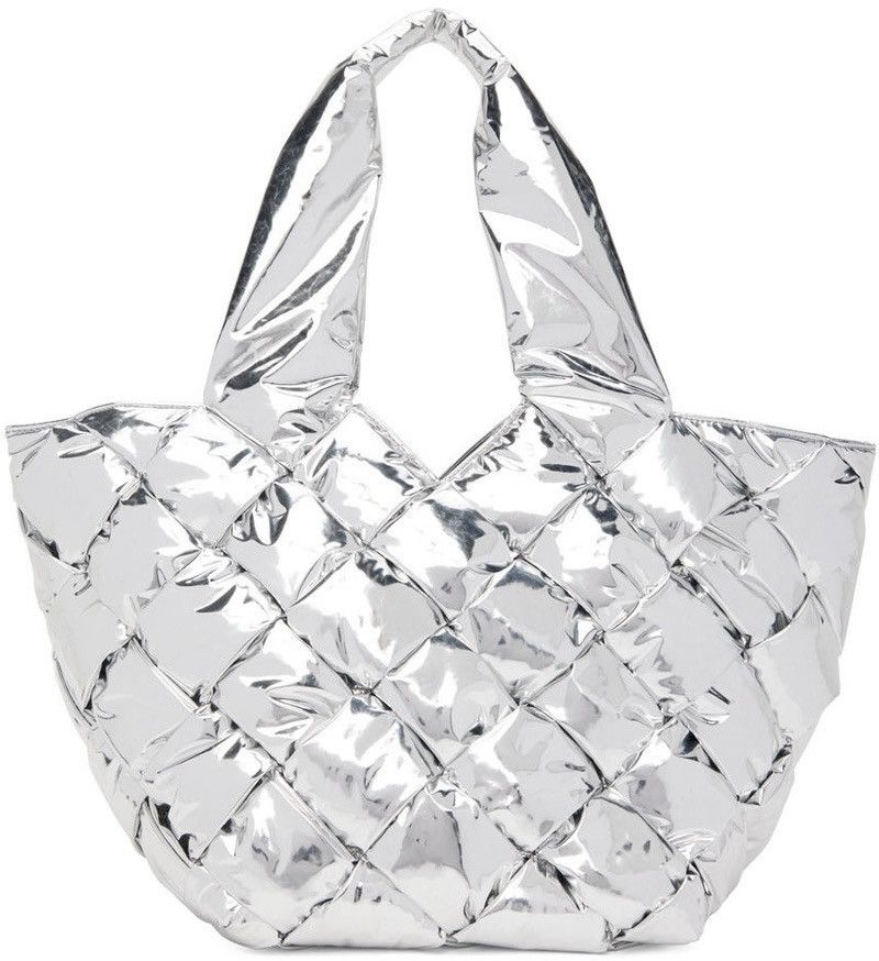 🔥$3.3K VALUE🔥 Silver Cassette Mirror Tote Bag