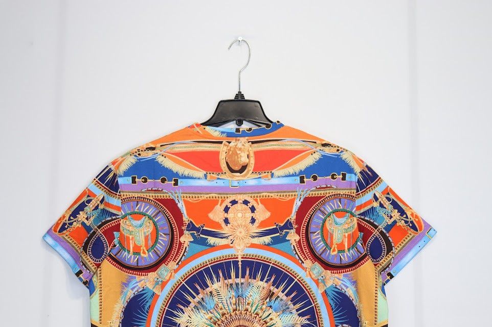 Balmain o1rshd1 Baroque T-Shirt in Multicolor Size US XL / EU 56 / 4 - 8 Thumbnail