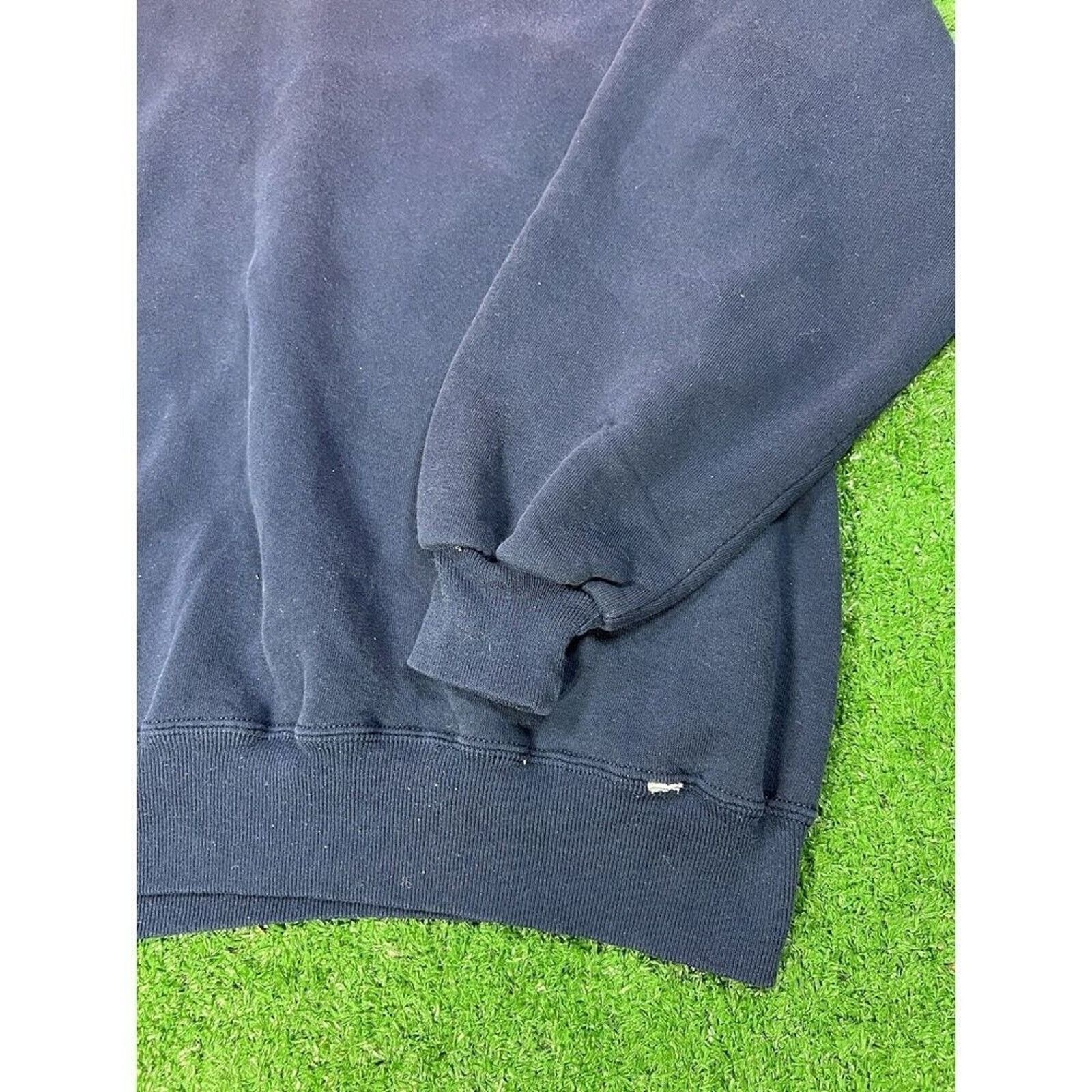 Russell Athletic Vintage Russell Athletic Blue Blank Plain Sweatshirt XL Size US XL / EU 56 / 4 - 3 Thumbnail