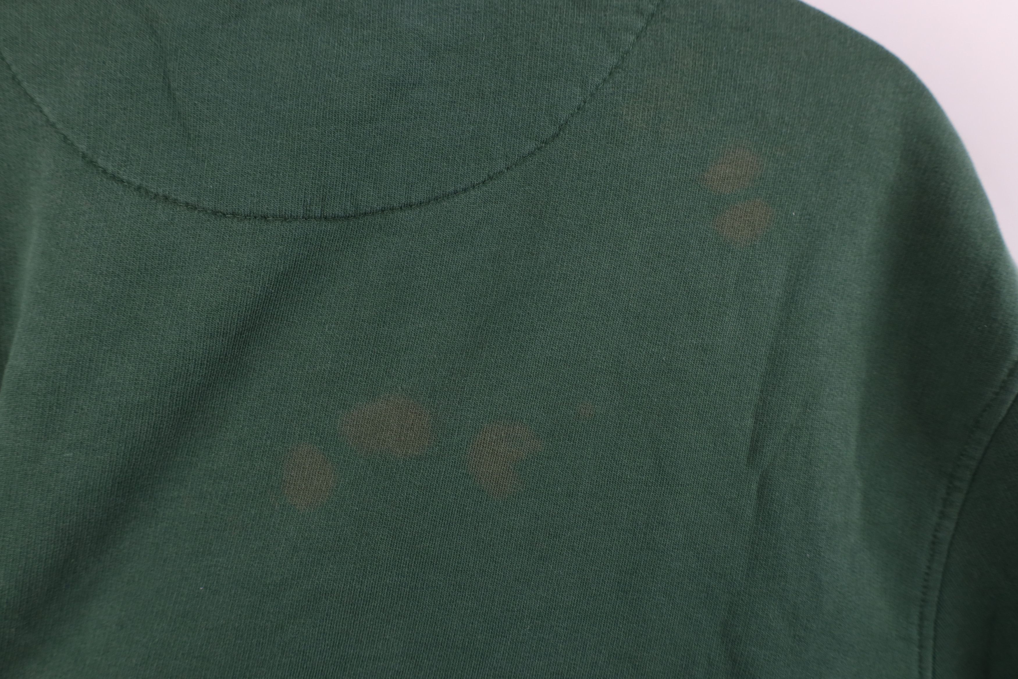 Nike × Vintage Vintage 90s Y2K Nike Swoosh Crewneck Sweatshirt Grass Green Size US L / EU 52-54 / 3 - 11 Thumbnail