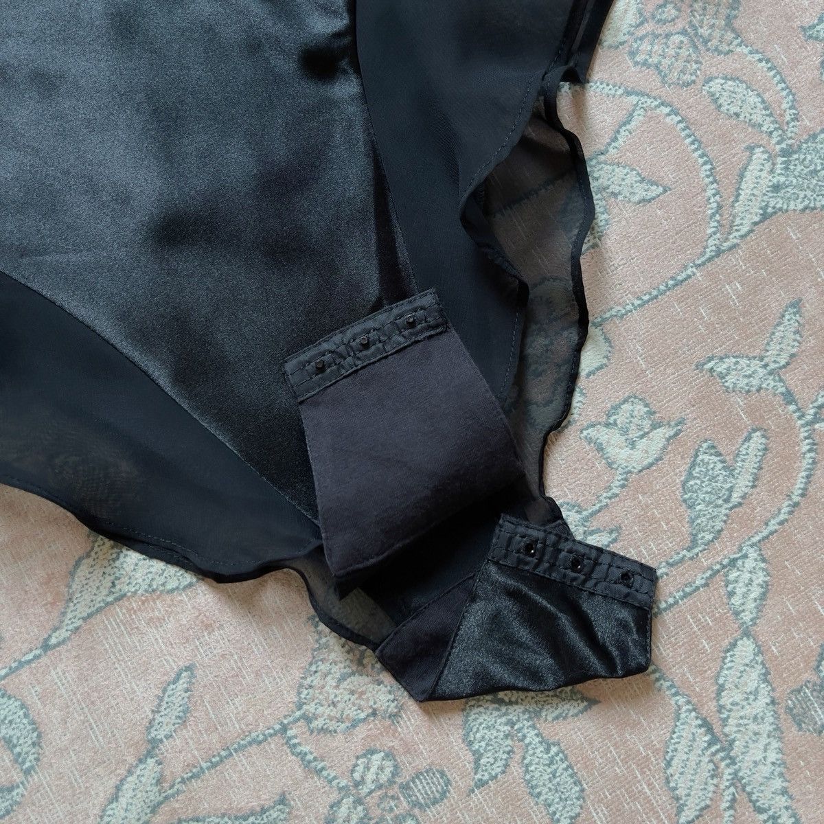 Victoria's Secret Victoria’s Secret 1990s Black Satin Lace Bodysuit (S) Size S / US 4 / IT 40 - 9 Thumbnail
