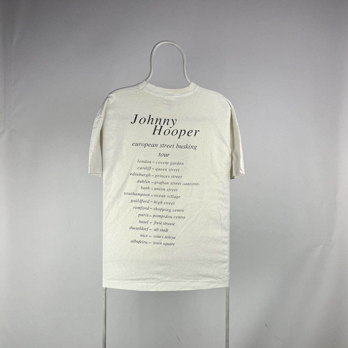 Band Tees Johnny Hopper European street busking tour tshirt 2000s Size US XL / EU 56 / 4 - 2 Thumbnail