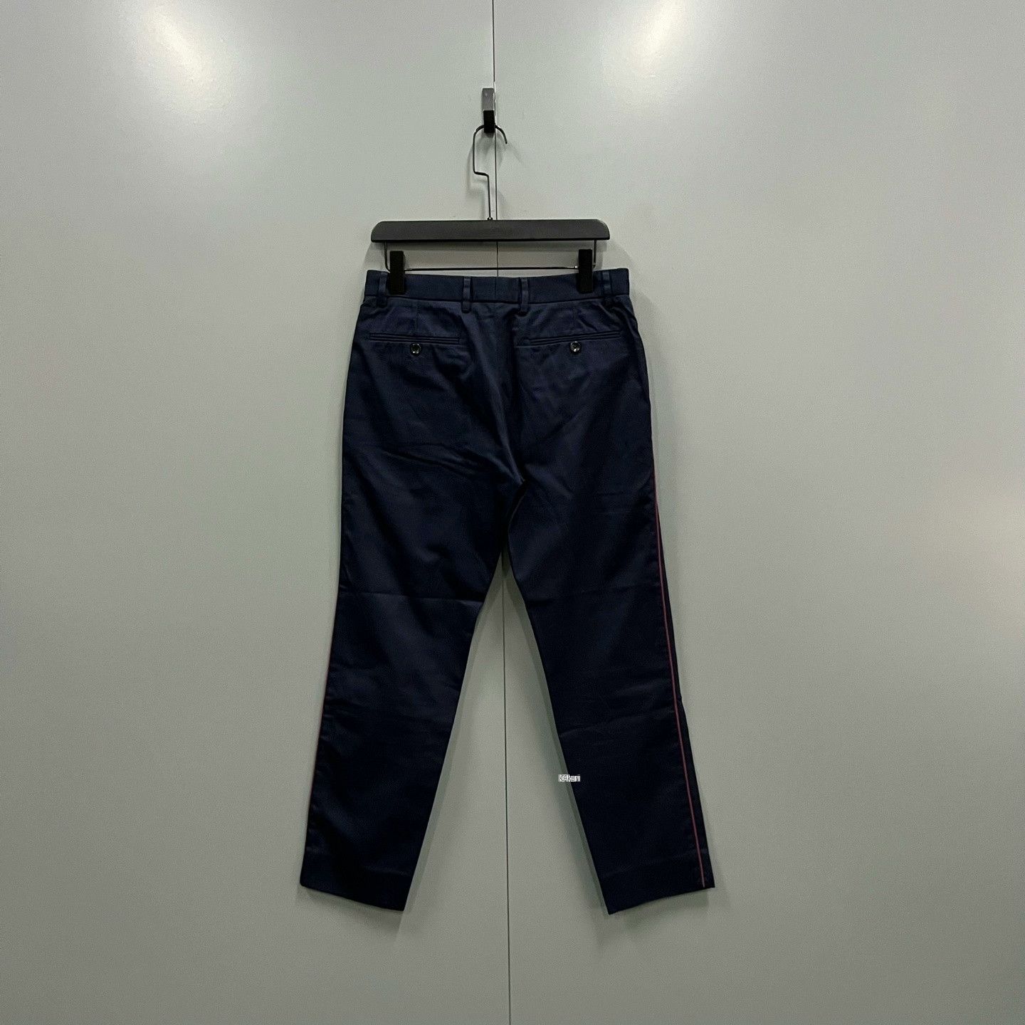 Gucci GUCCI Deep Blue Side Stripe Trousers Size US 28 / EU 44 - 2 Thumbnail