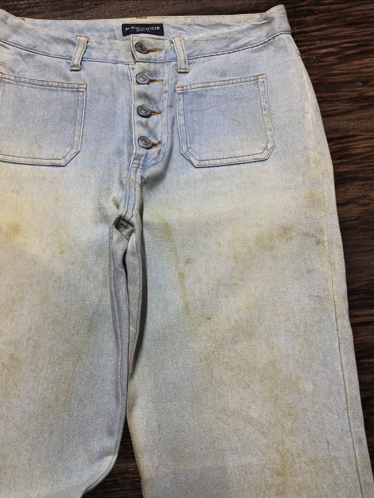 Japanese Brand Vtg Japanese Brand African Beat Club Rusty Flare Bush Pants Size US 29 - 8 Thumbnail