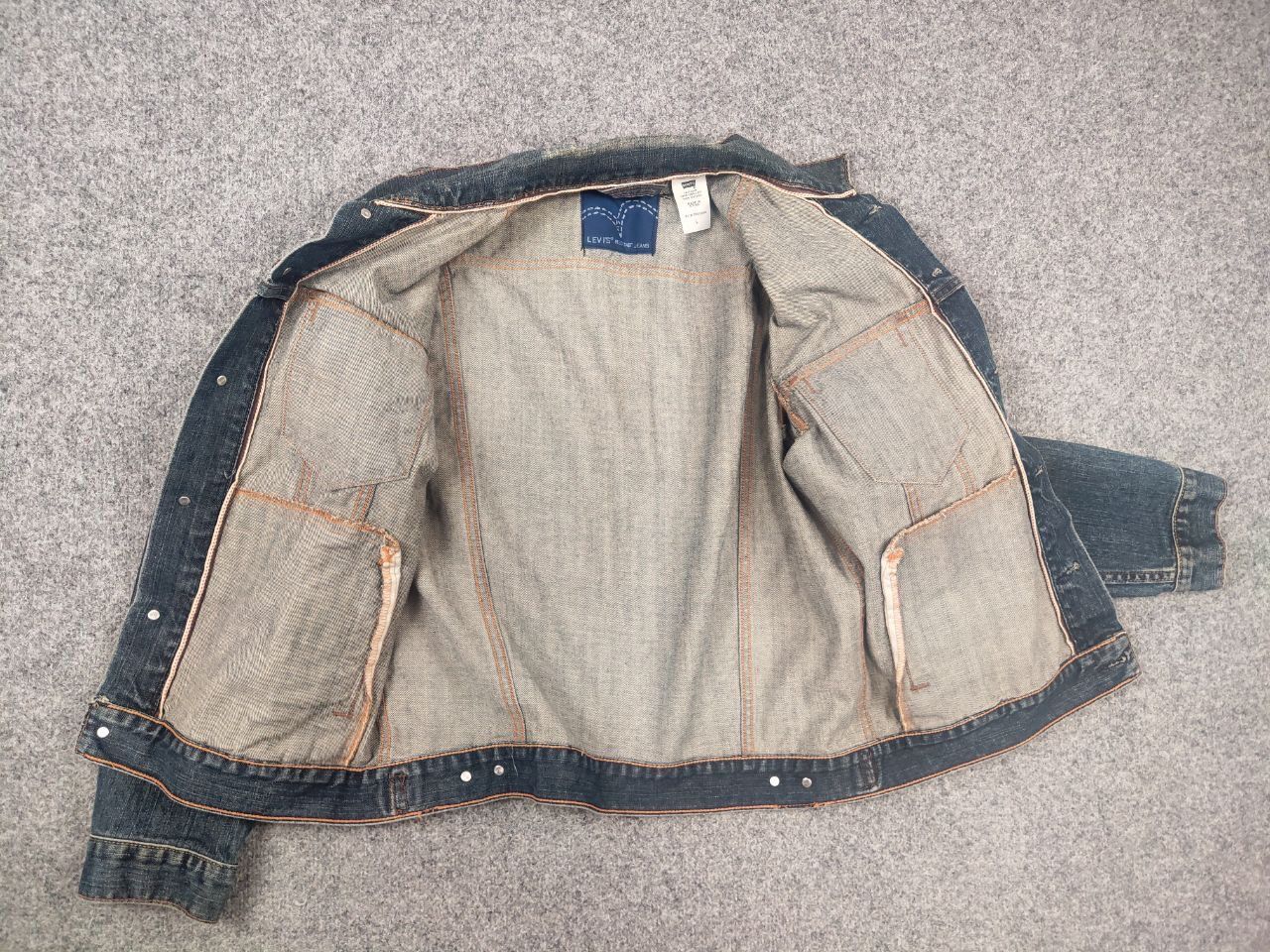 Levi's Rare Vintage 90's levis red tab Selvedge Denim Jacket Size US L / EU 52-54 / 3 - 16 Thumbnail