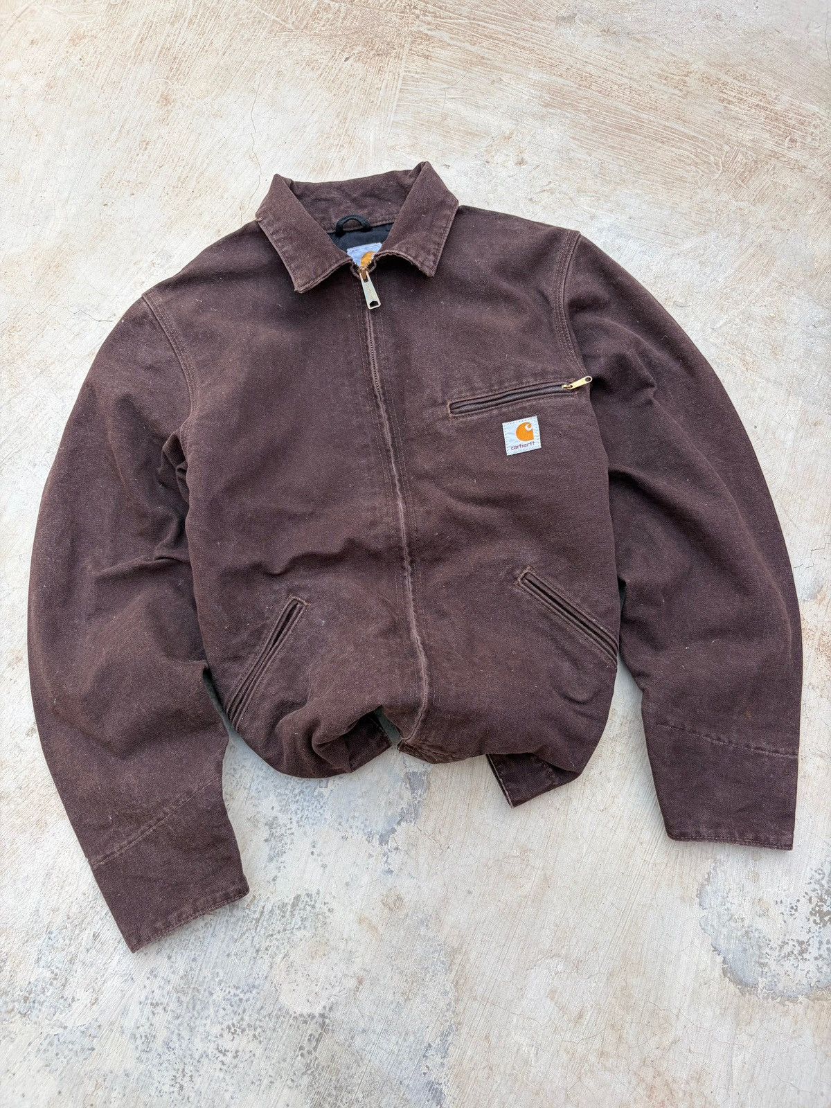 Carhartt Vintage Carhartt Detroit Jacket EJ196 DKB Size US S / EU 44-46 / 1 - 3 Thumbnail