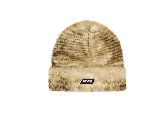 image of Palace Teddy Beanie Ecru L/xl, Men's