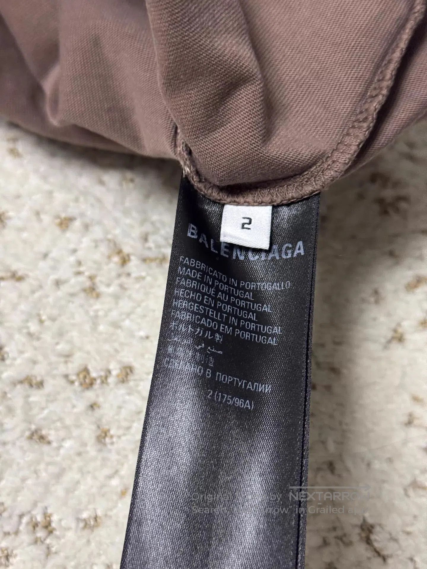 Balenciaga Paris France Authentic Jersey Short Sleeve Shirt. Size US M / EU 48-50 / 2 - 2 Thumbnail