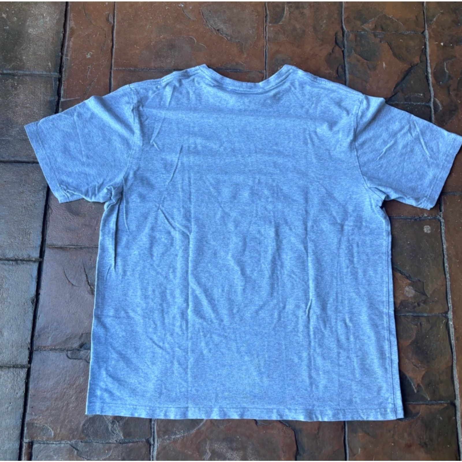 Nike VINTAGE Nike Swoosh Embroidered Stripe T-Shirt XL Gray Crew Neck Short Sleeve Men Size US XL / EU 56 / 4 - 3 Thumbnail