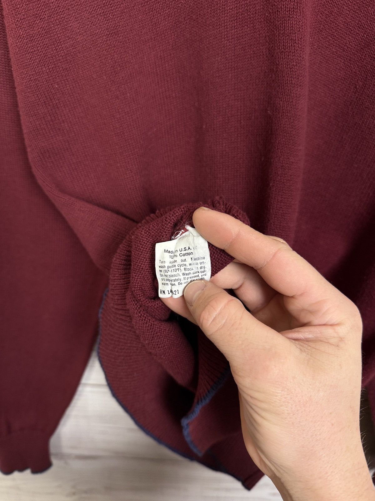 Christian Dior Monsieur Vintage Christian Dior V Neck Sweater Size Large Size US S / EU 44-46 / 1 - 11 Thumbnail