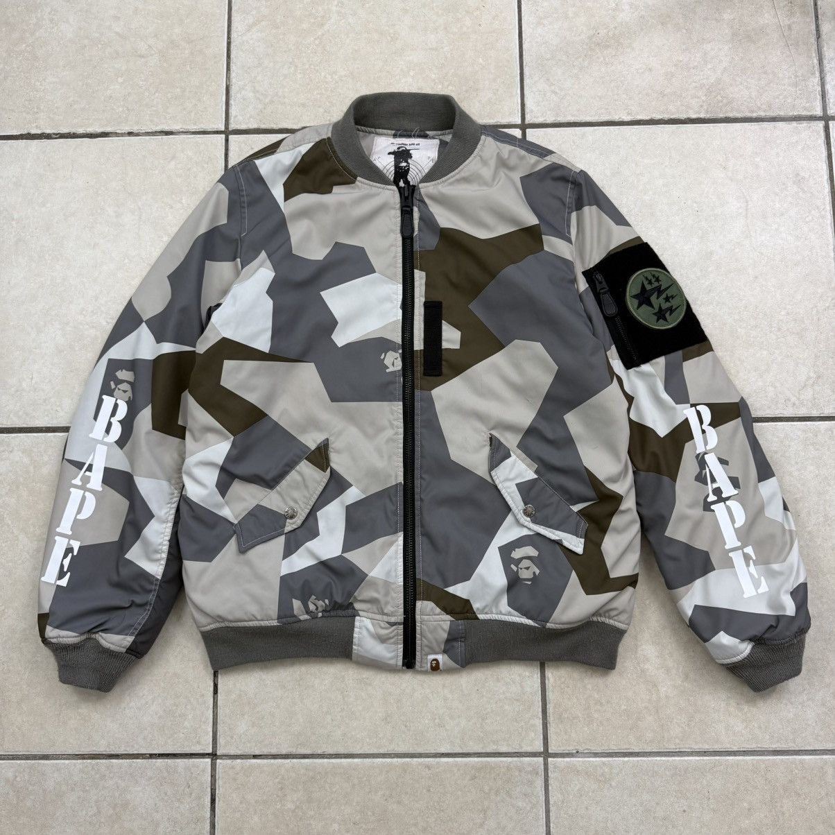 Bape BAPE Splinter Camo Light Bomber Jacket Size XL Size US XL / EU 56 / 4 - 1 Thumbnail