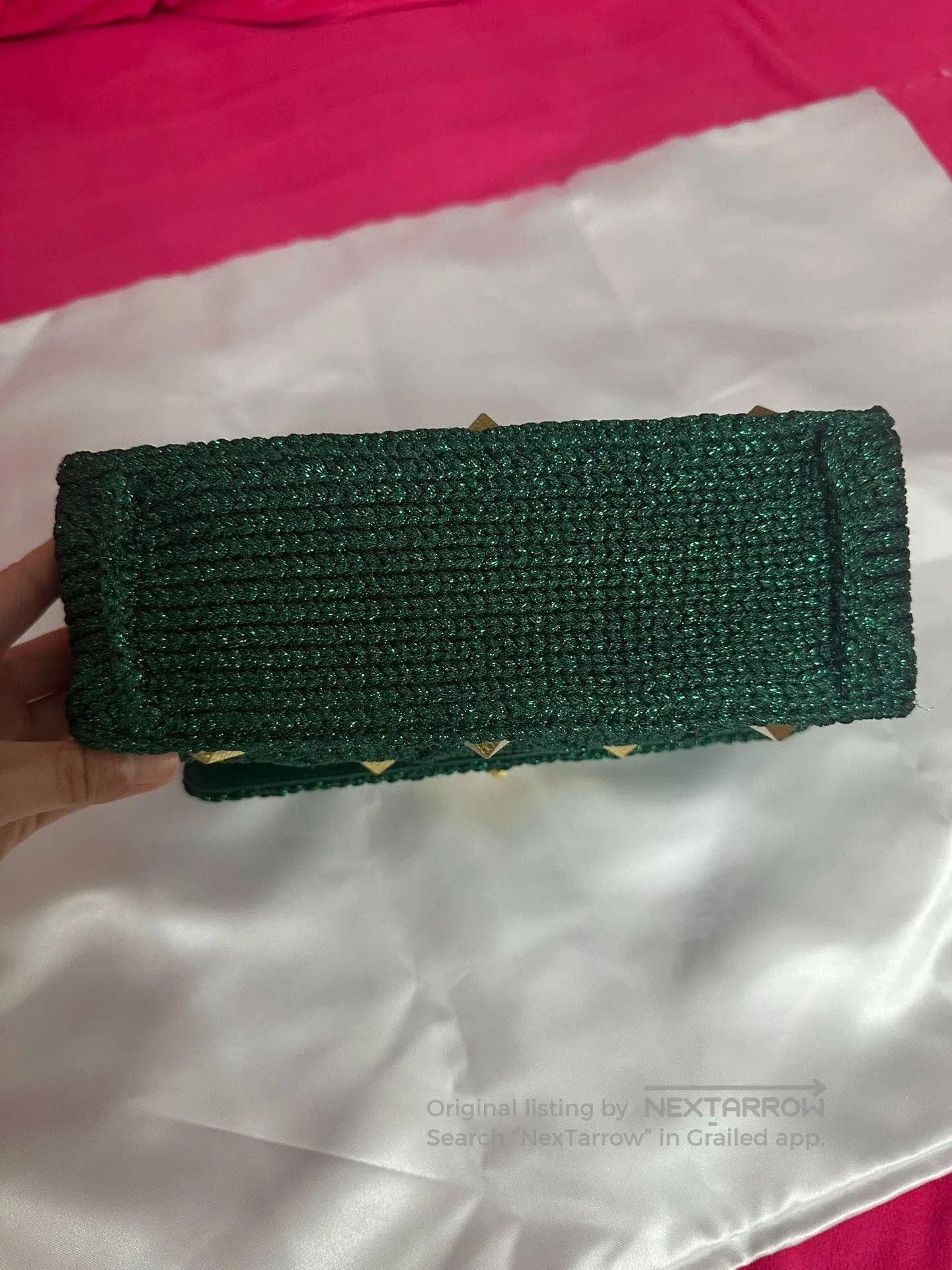 Valentino Valentino Green Woven Bag. Size ONE SIZE - 4 Thumbnail
