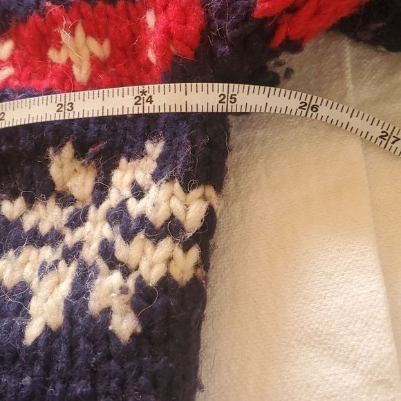Vintage Reywear Handmade in Ecuador 100% Wool Graphic Thick Sz. XL S Size US XL / EU 56 / 4 - 6 Thumbnail