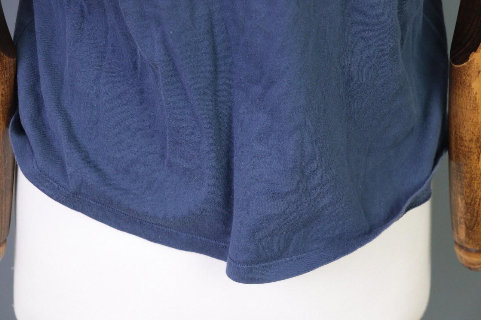 Designer Sezane Blue V-Neck Short Sleeve Top Blouse Shirt Size S Size S / US 4 / IT 40 - 11 Thumbnail