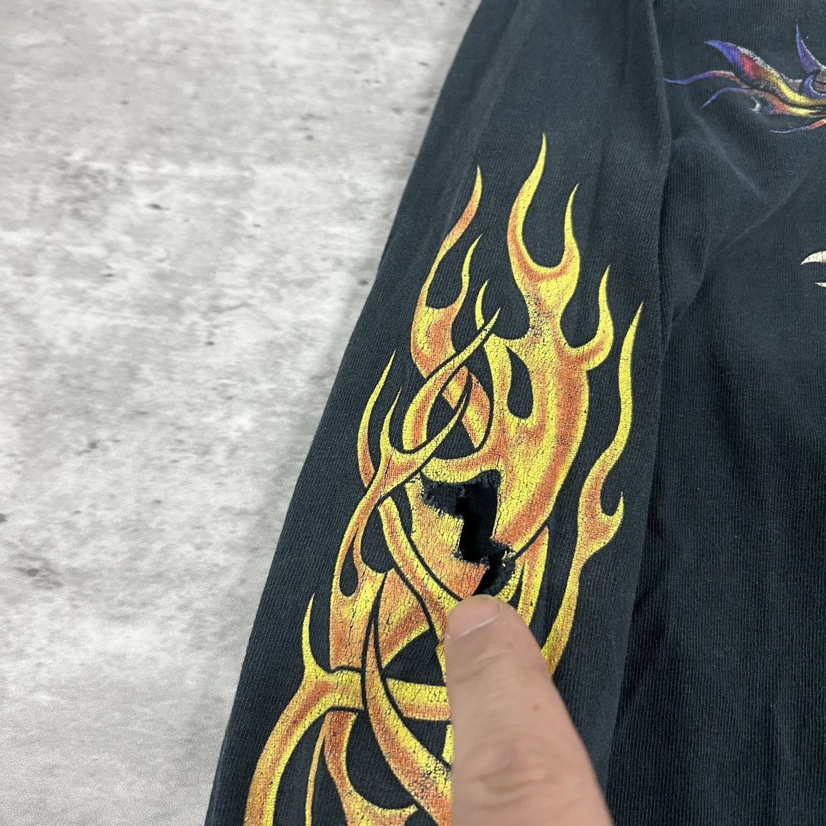Vintage vintage Harley Davidson style long sleeve flame shirt Sz xl Size US XL / EU 56 / 4 - 3 Thumbnail
