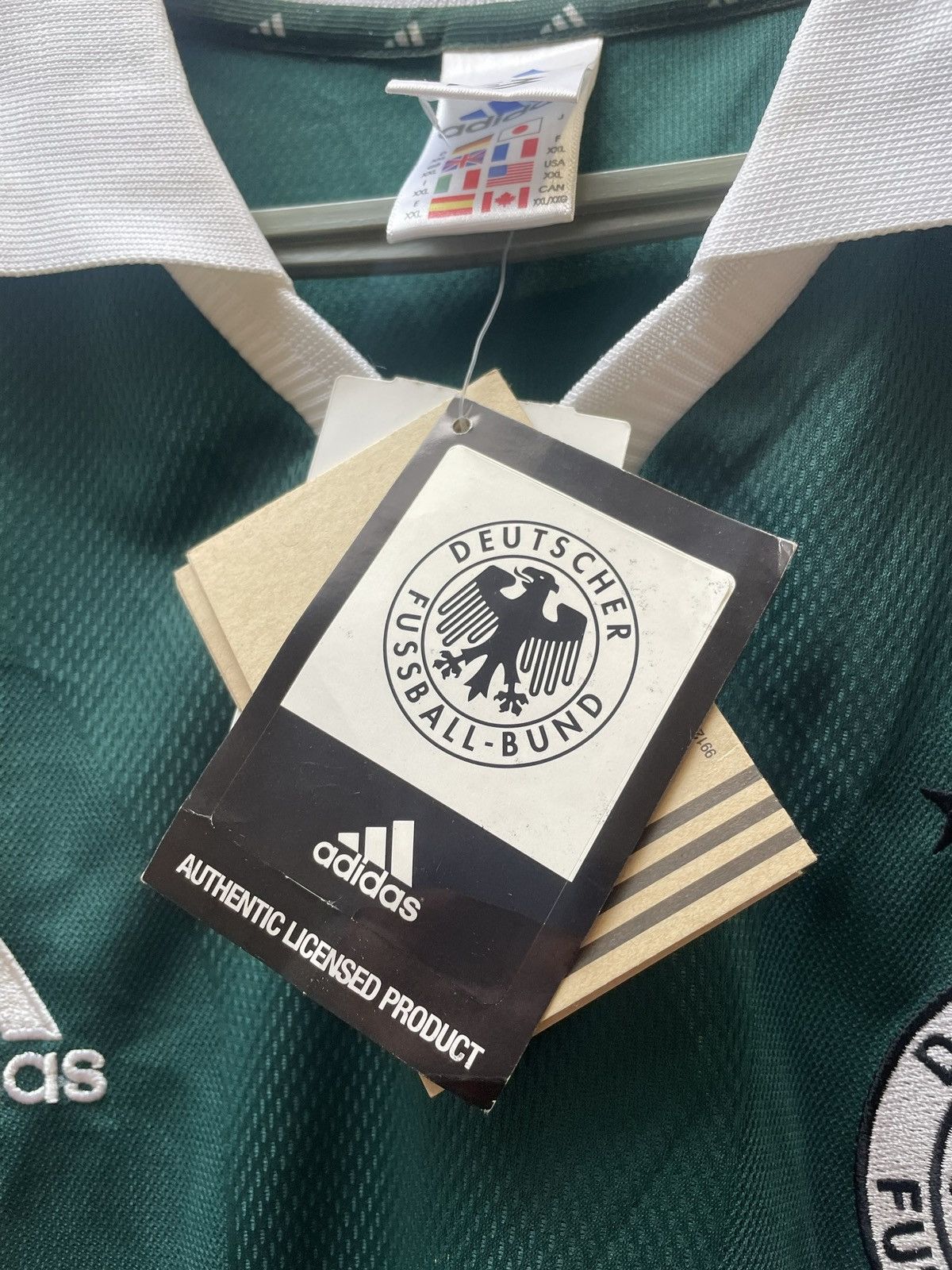 Adidas × Vintage 2000-02 Germany Away football shirt soccer jersey Size US XXL / EU 58 / 5 - 4 Thumbnail