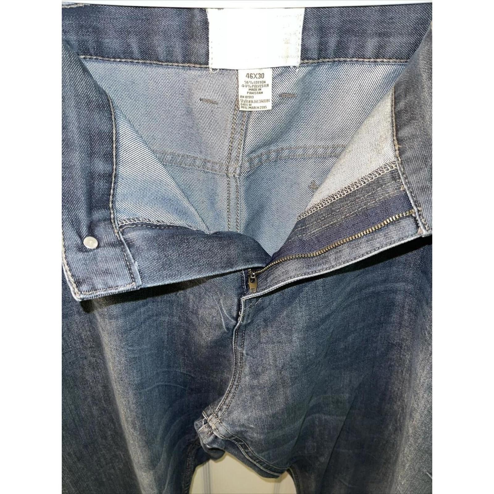 Designer Men's Relaxed Fit Jeans - Size 46x30 Size US 44 / EU 60 - 4 Thumbnail