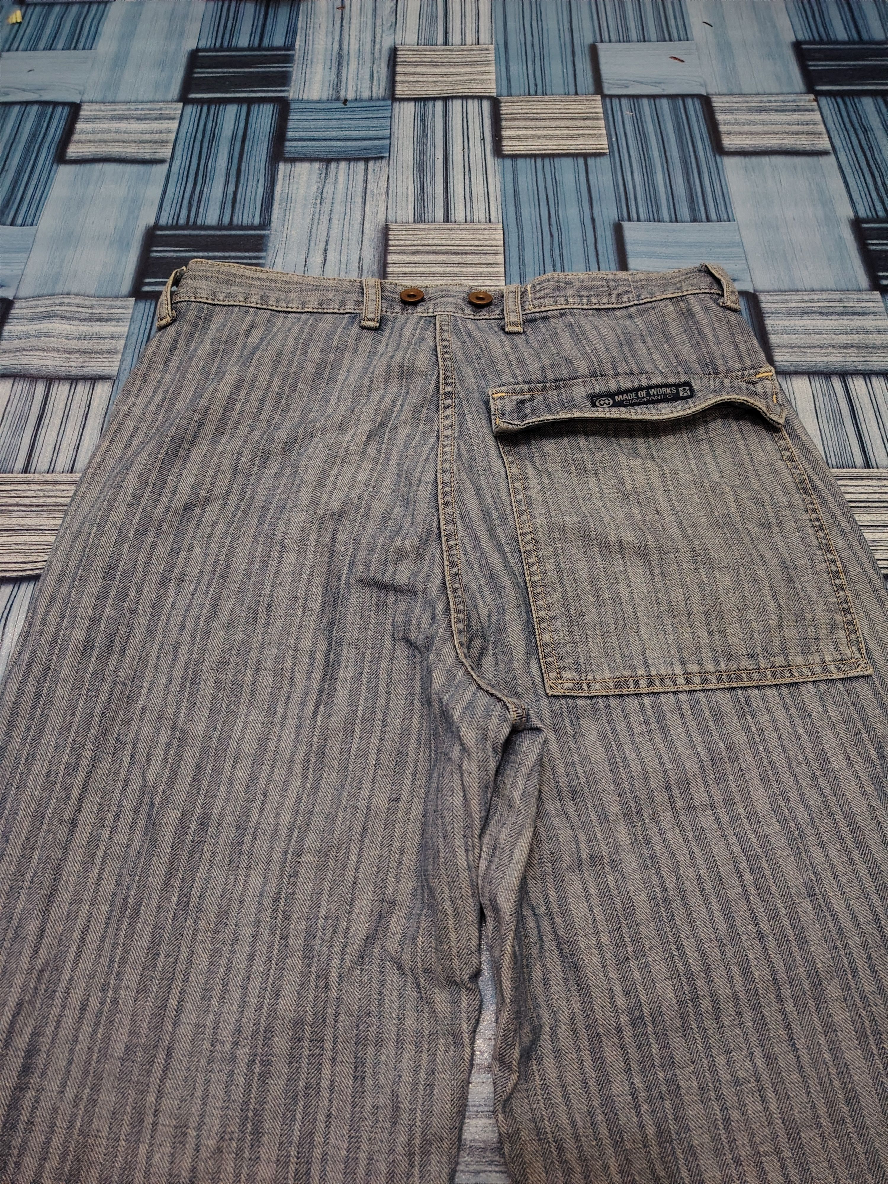 Japanese Brand Japanese Made Of Works Ciaopani-c Distressed Worker pants Size US 30 / EU 46 - 16 Thumbnail