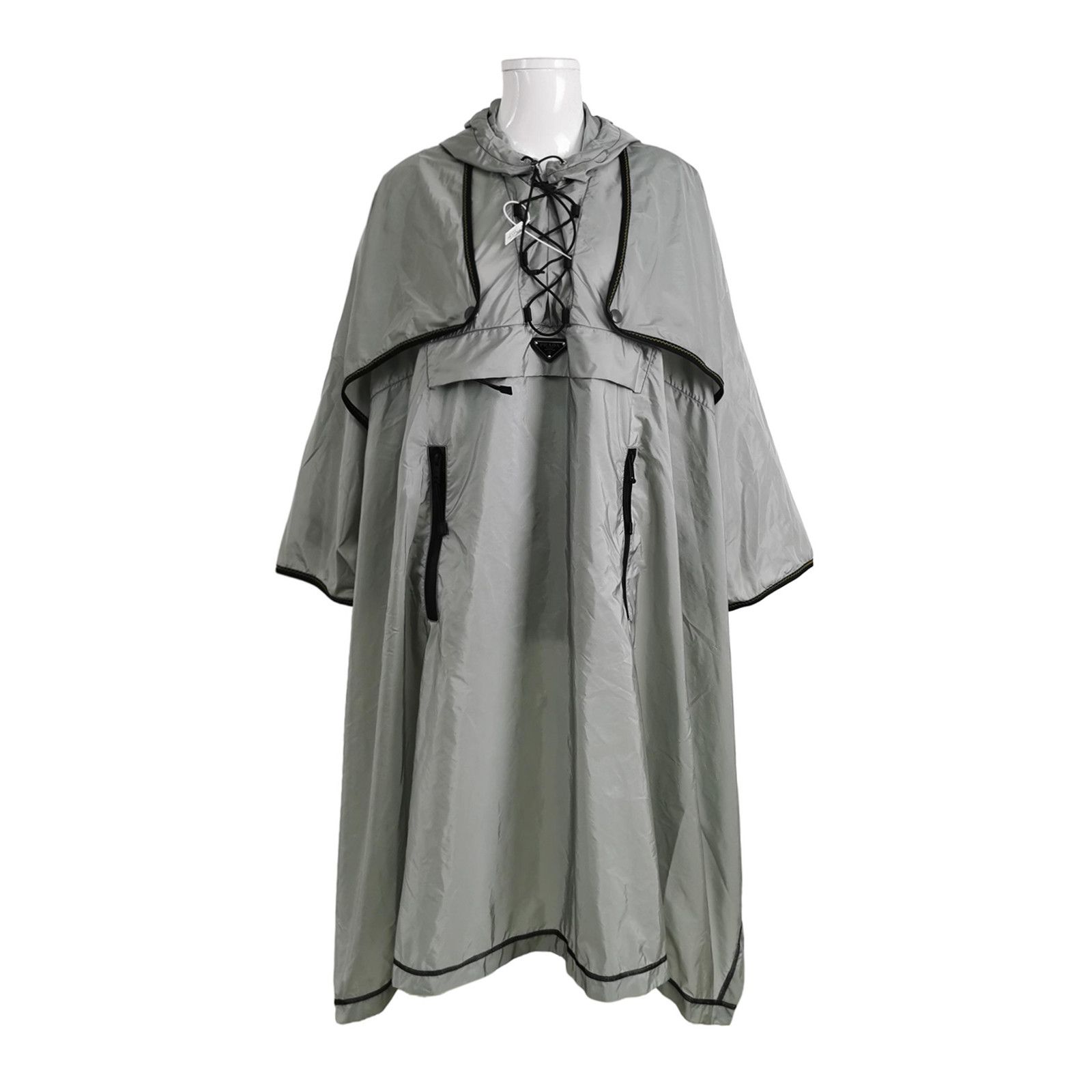 Prada Prada Re-Nylon Hooded Cape Size 38 Size XS / US 0-2 / IT 36-38 - 1 Thumbnail