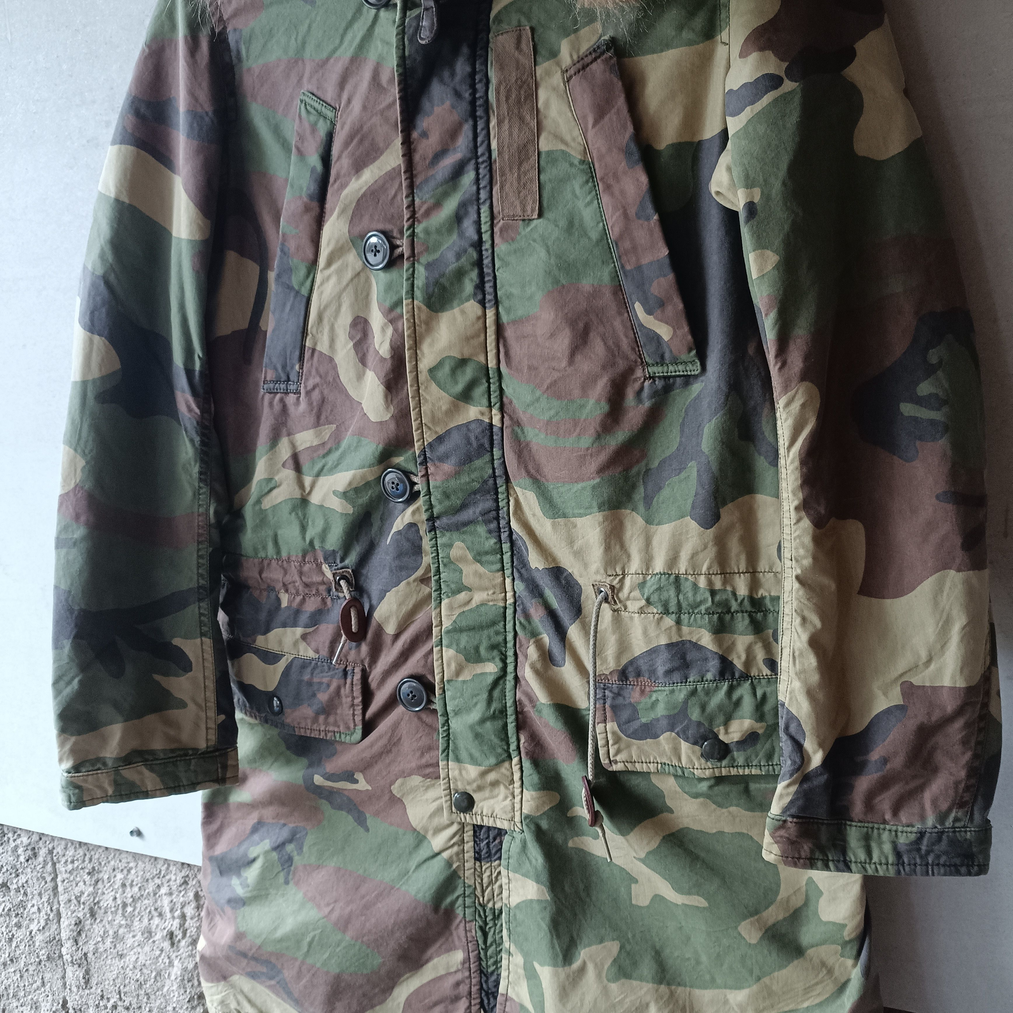 Hysteric Glamour 2000s Johnbull N-3B Parka Jacket Military Camo LGB Goa style Size US S / EU 44-46 / 1 - 3 Thumbnail