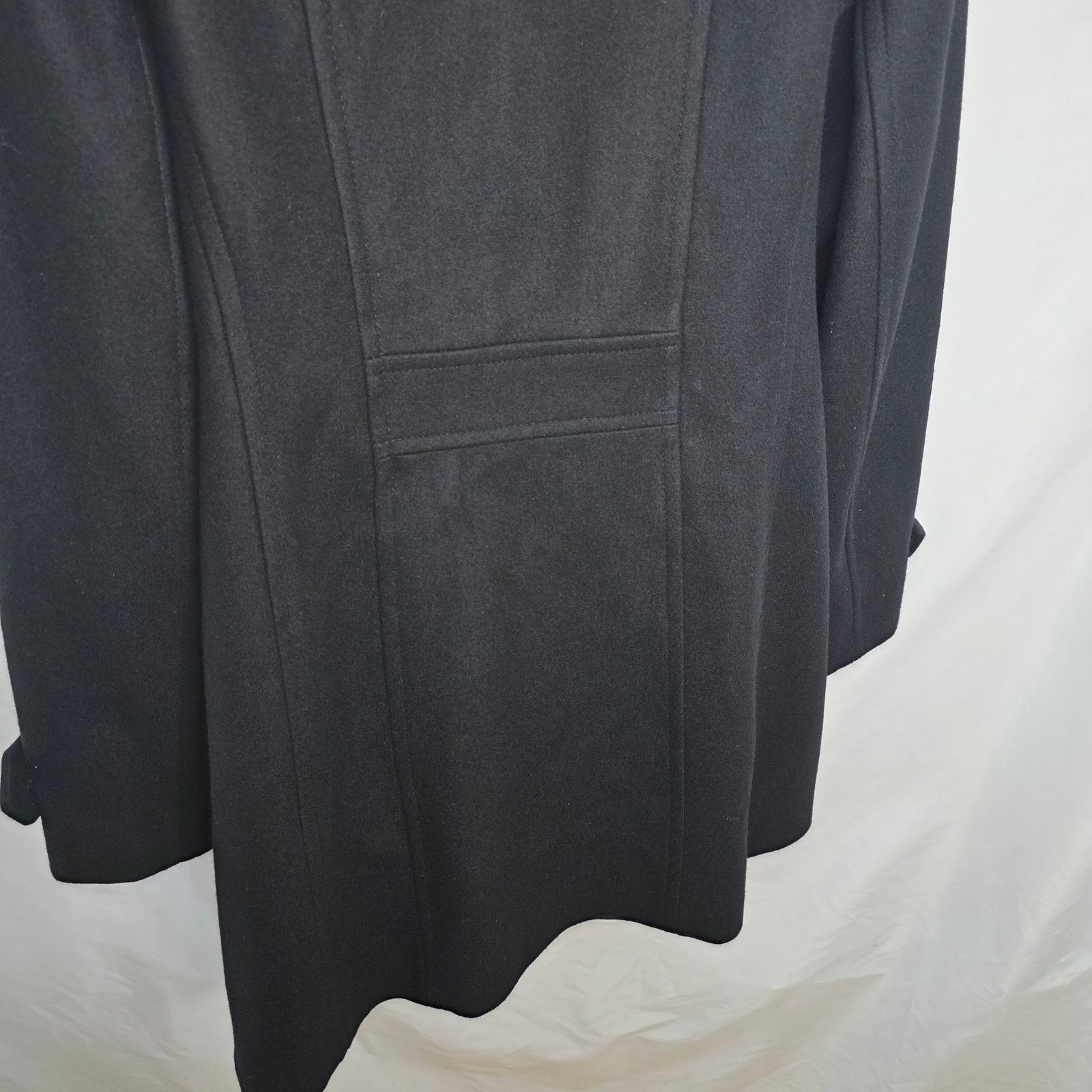 Anne Klein Anne Klein Wool Blend Double Breasted Long Sleeve Coat Size XL / US 12-14 / IT 48-50 - 11 Thumbnail