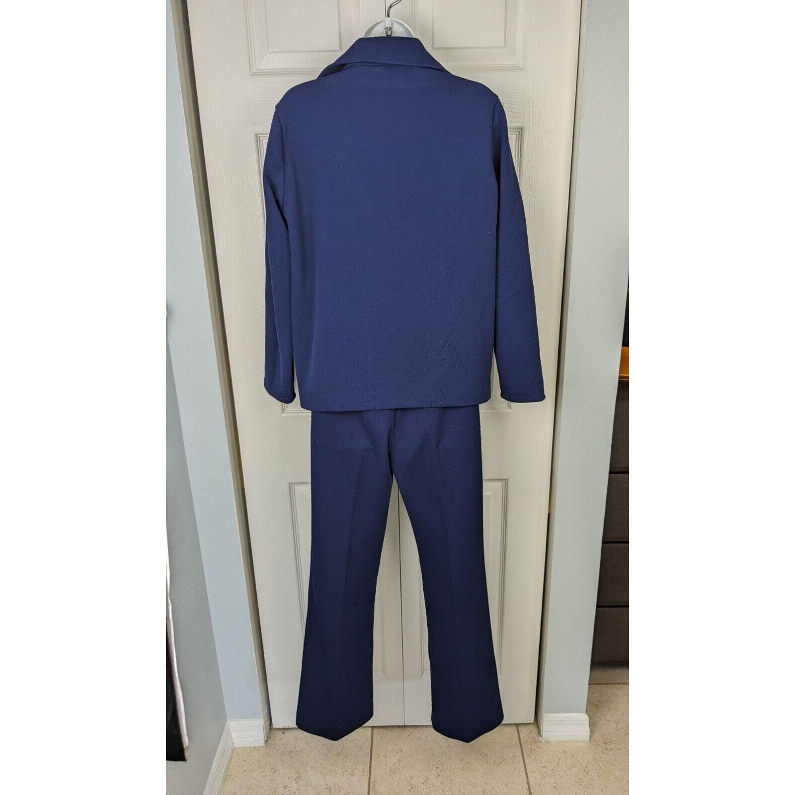 Jantzen Vtg 2 Pc Jantzen Track Suit Set Navy Blue Activewear Beach Size M / US 6-8 / IT 42-44 - 7 Thumbnail