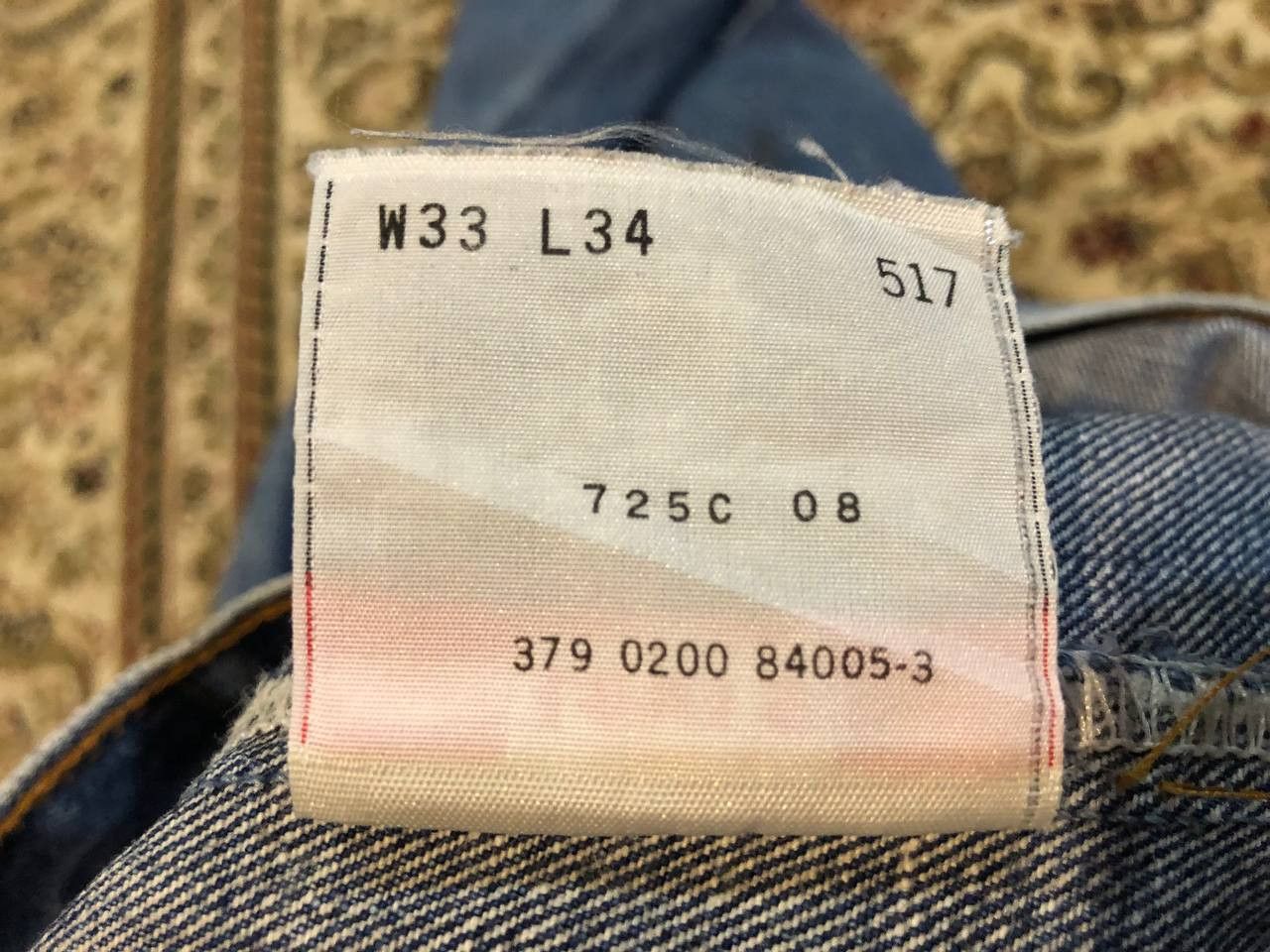 Levi's Vintage Clothing Rare Levi's 517 Y2K Bootcut Made in U.S.A.Well-Worn Patina. Size US 31 - 9 Thumbnail