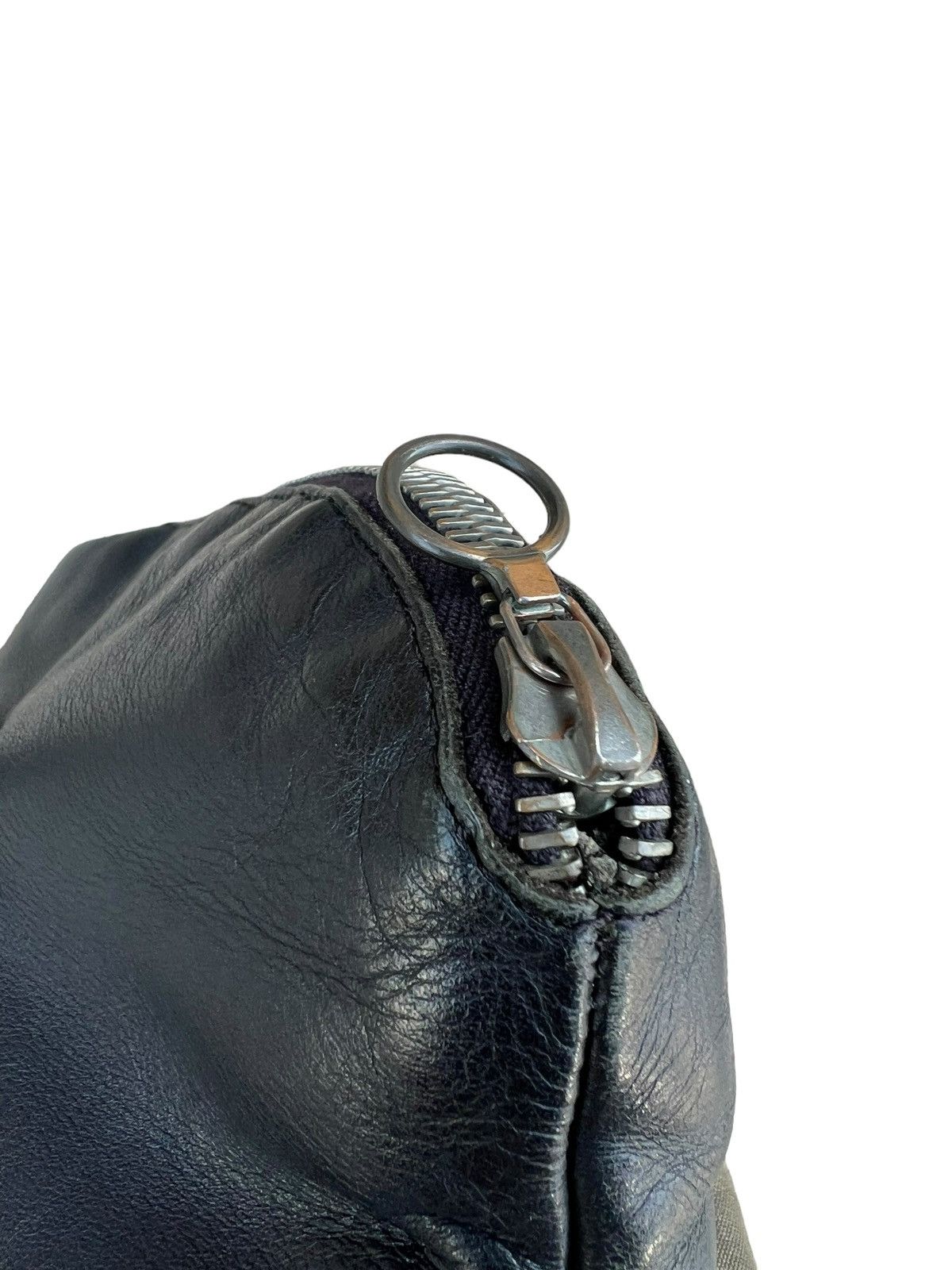 Billykirk Vintage Billykirk Handmade Distress Waxed Canvas Leather Bag Size ONE SIZE - 7 Thumbnail