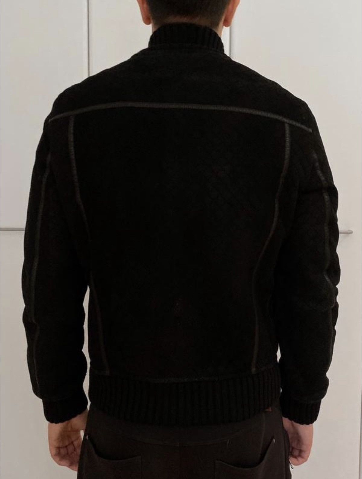 Gucci GUCCI FW 2007 Suede Shearling Jacket Diamond tom ford leathe Size US L / EU 52-54 / 3 - 3 Thumbnail