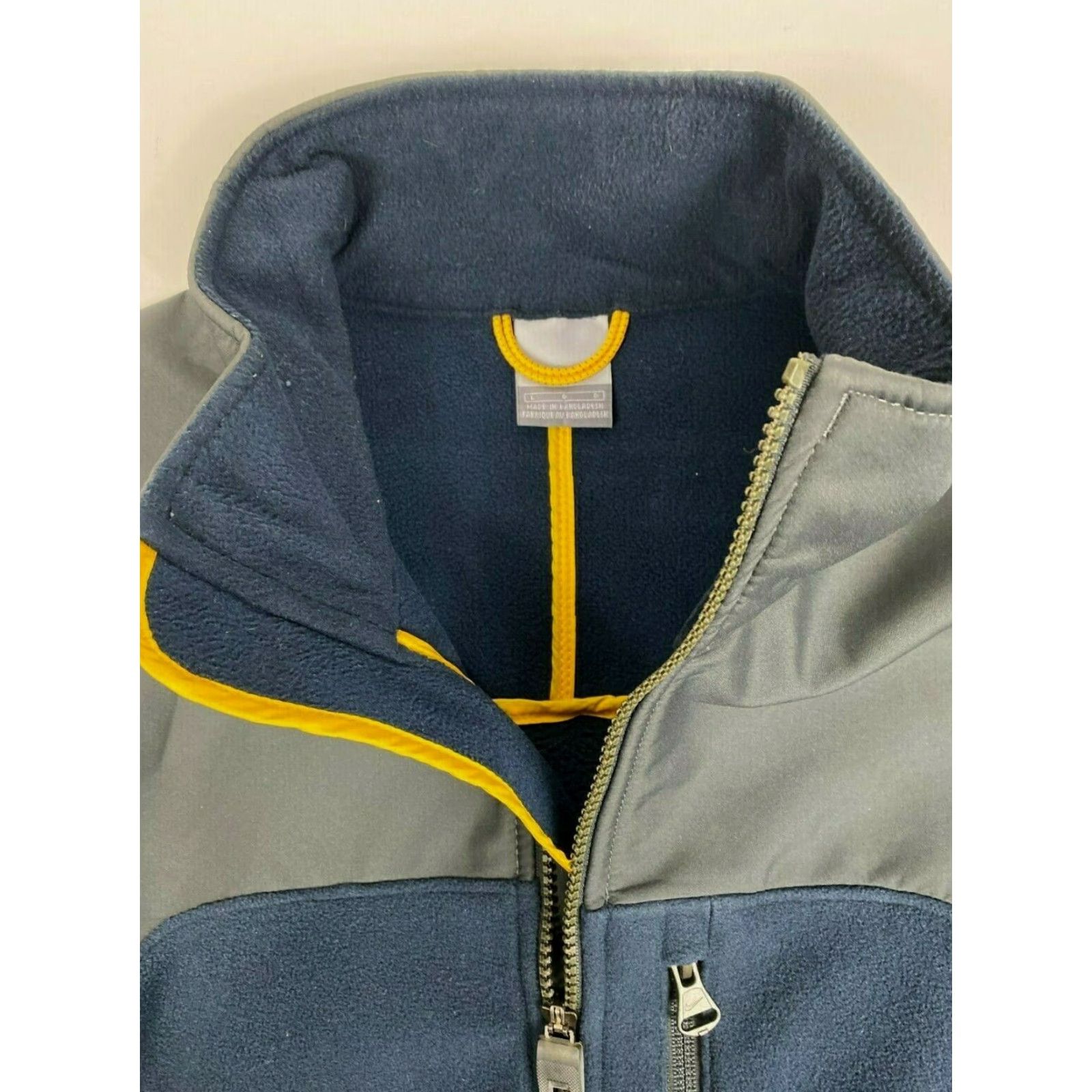 Nike Nike Vintage Fleece Full Zip Jacket Shirt Mens L Gray & Blue Y2K 90s Sports Logo Front Zip Size US L / EU 52-54 / 3 - 6 Thumbnail
