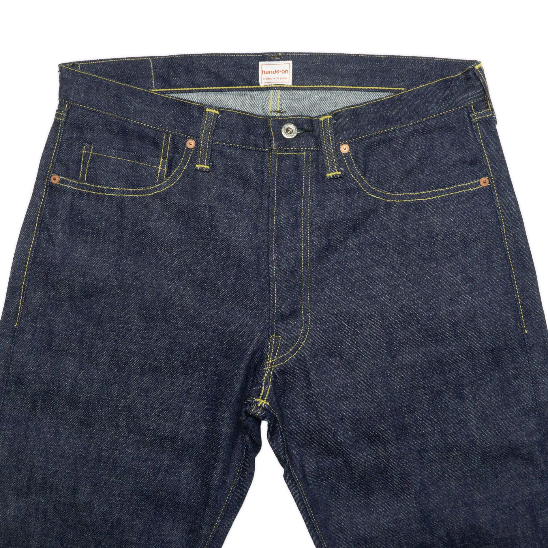 Japanese Brand HANDS-ON S76 W34xL36 1966-type Hand-crafted Selvedge Jeans Size US 34 / EU 50 - 4 Thumbnail