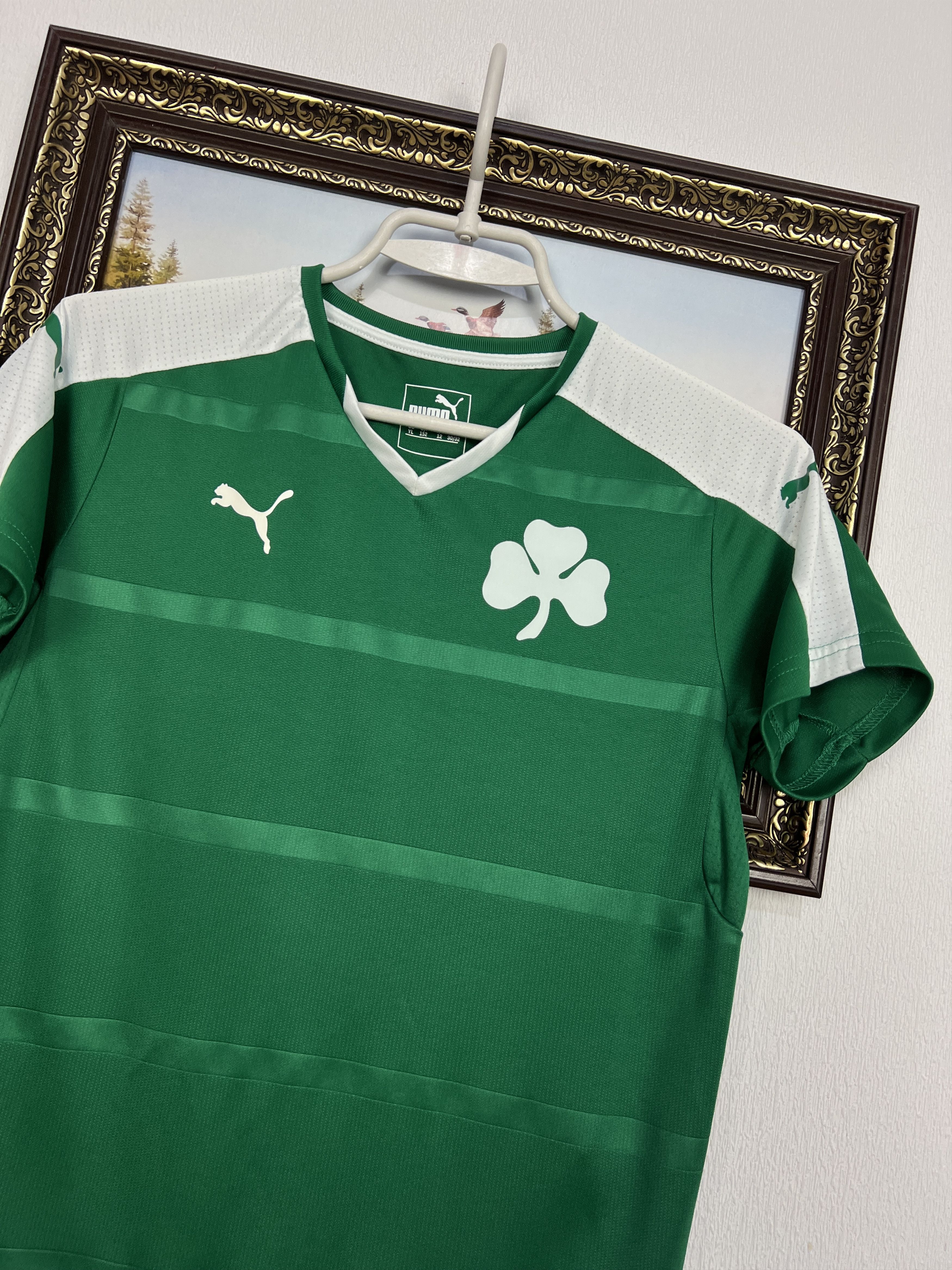 Puma Panathinaikos Away football shirt 2015 Soccer Puma Kids L Size US XS / EU 42 / 0 - 3 Thumbnail