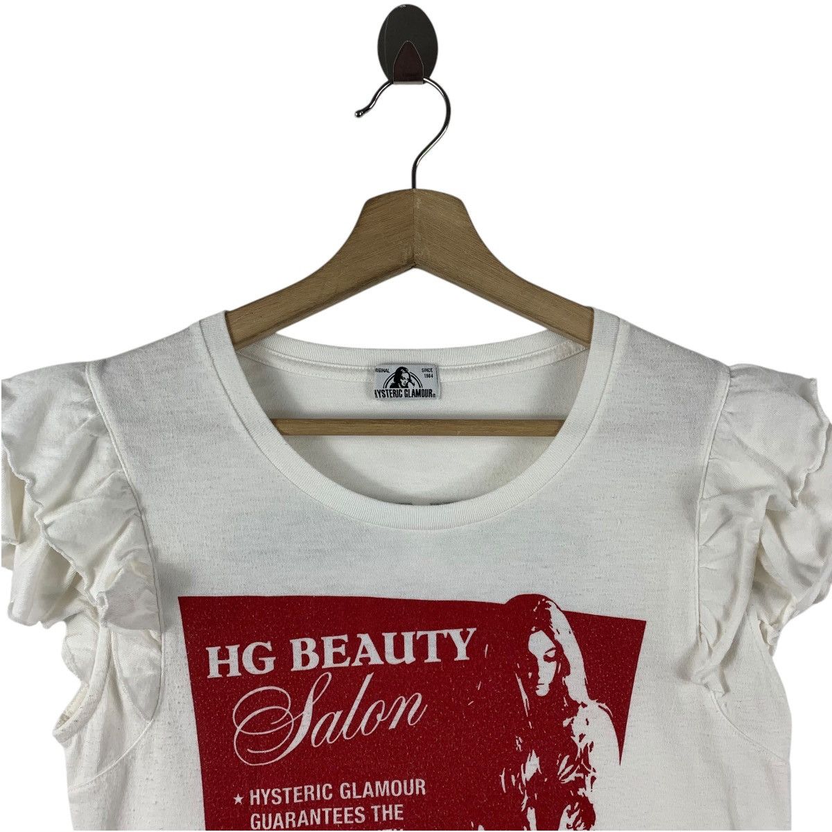 Hysteric Glamour × Japanese Brand × Vintage HYSTERIC GLAMOUR HG beauty salon printed tee Size XS / US 0-2 / IT 36-38 - 2 Thumbnail