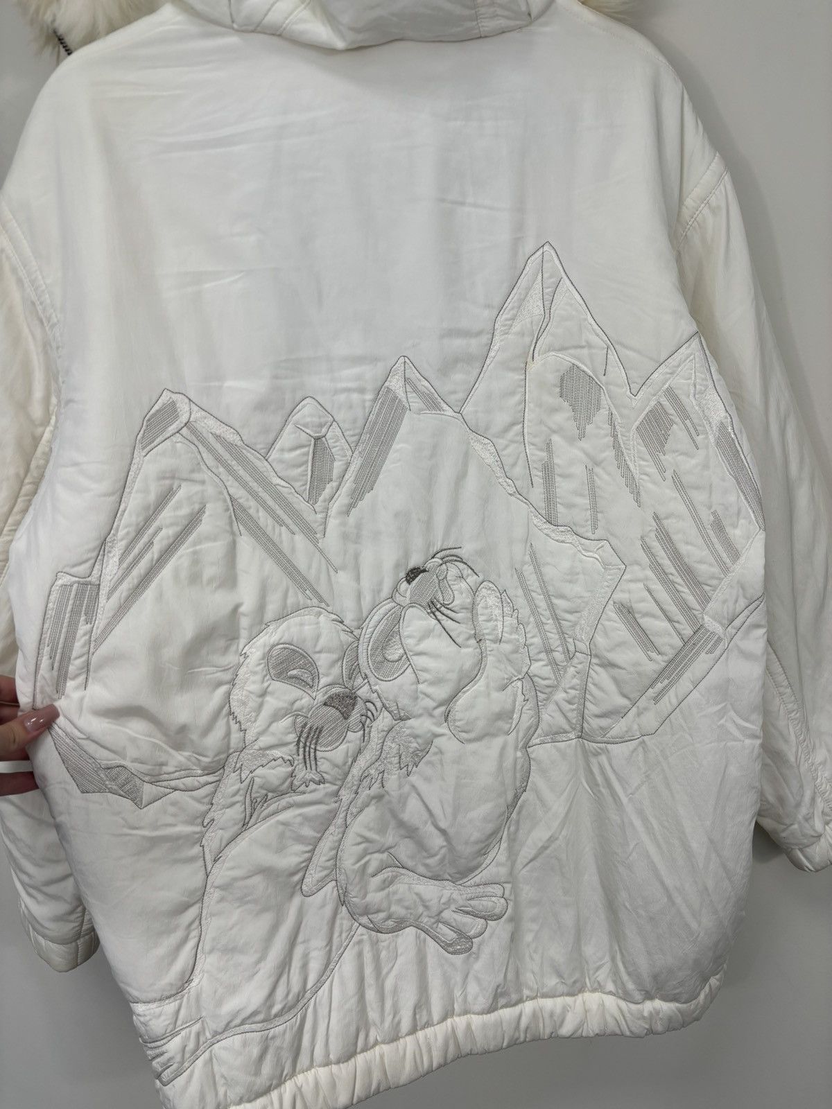 Iceberg Vintage Iceberg History Big Logo Luxury Down Puffer Jacket Size XS / US 0-2 / IT 36-38 - 23 Thumbnail