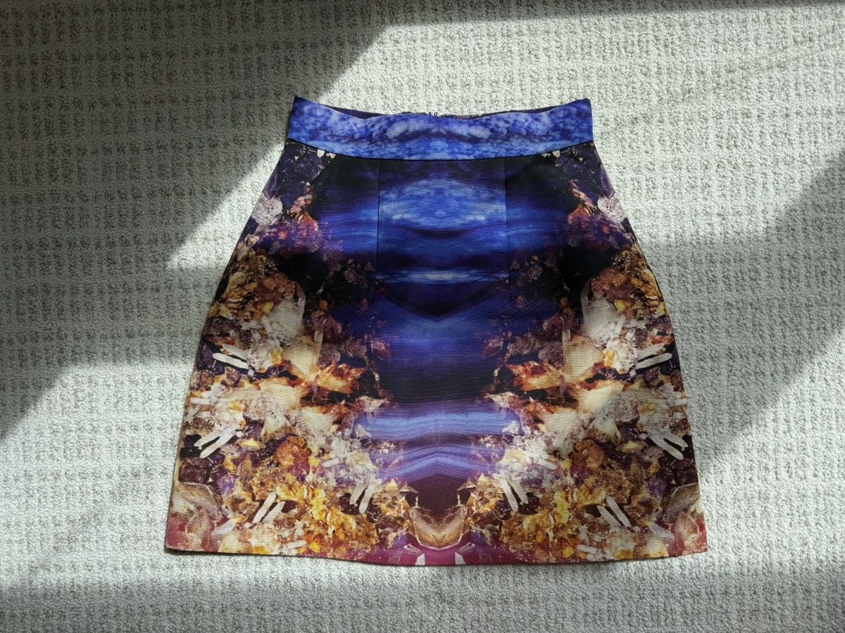 Alexander McQueen Alexander McQueen Kaleidoscope Crystal Print Mini Skirt Size 25" / US 0 / IT 36 - 1 Thumbnail