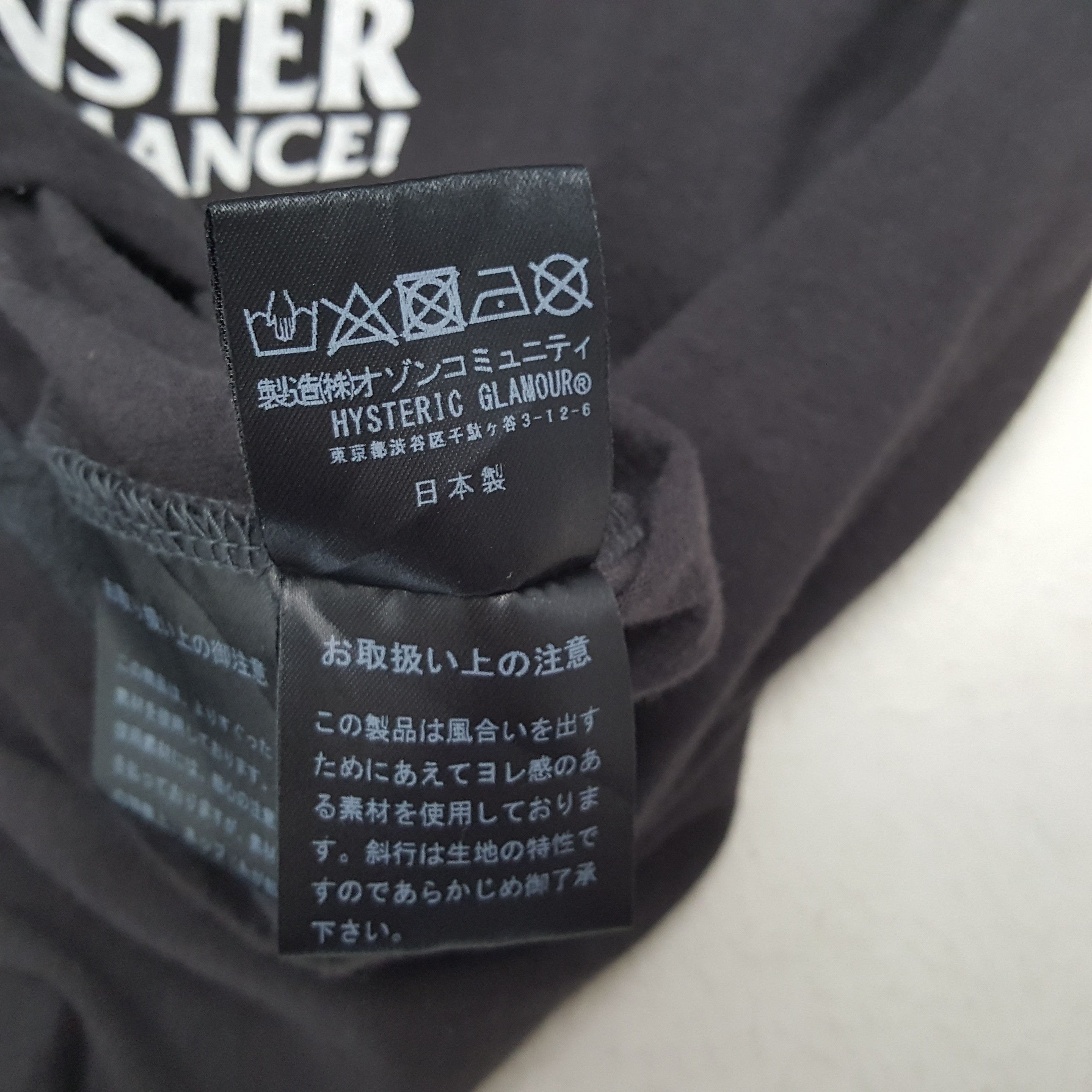 Hysteric Glamour × Japanese Brand × Vintage Hysteric Glamour Japanese Brand Streetwear Style Tshirt Size US M / EU 48-50 / 2 - 7 Thumbnail