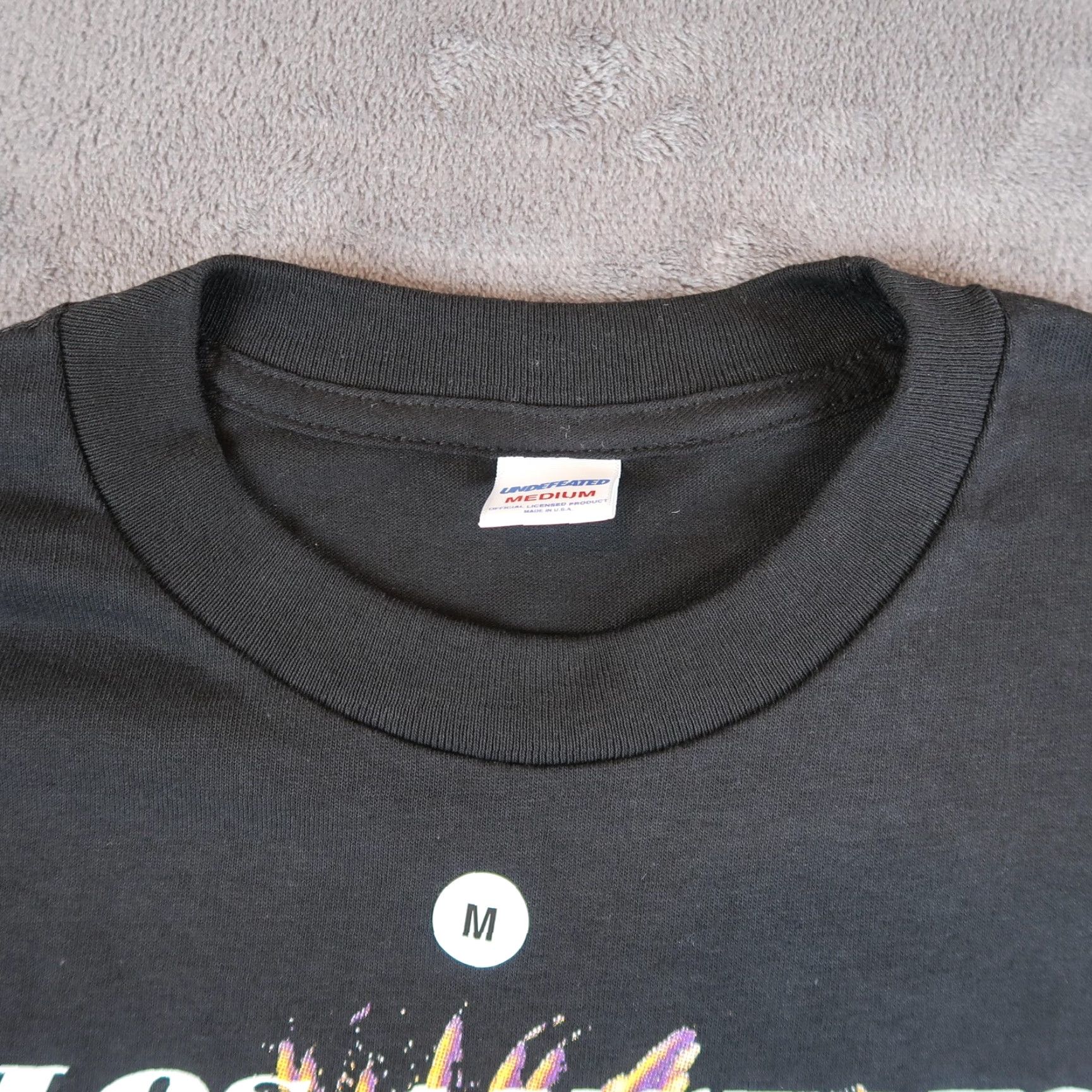 Undefeated Undefeated Lakers Shirt Mens M Medium NBA 2020 Champions Graphic Print Black Crew Neck Short Sleeve Cotton T-Shirt Size US M / EU 48-50 / 2 - 6 Thumbnail