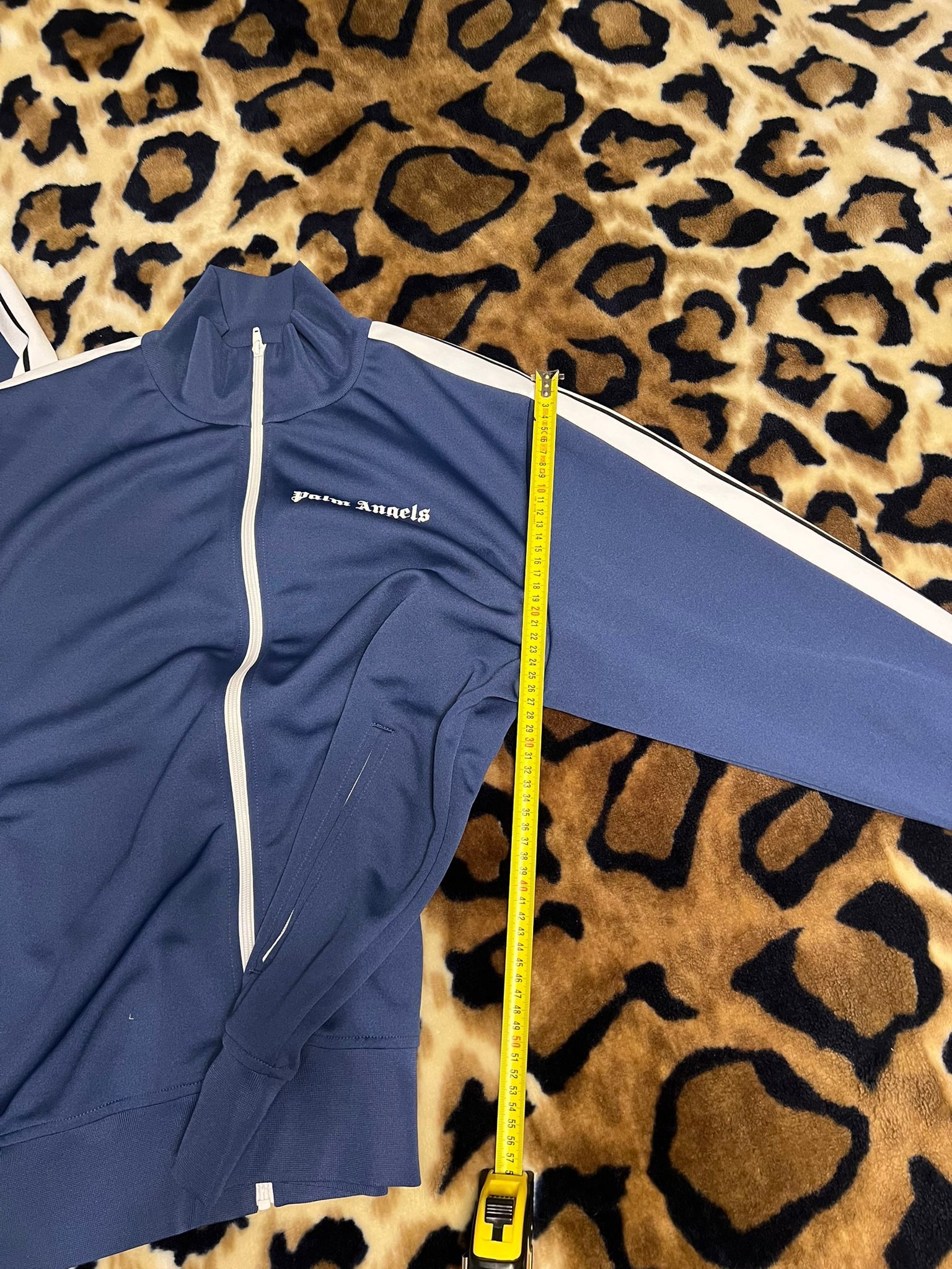 Palm Angels Palm Angels Track Jacket Navy Blue Size US XL / EU 56 / 4 - 9 Thumbnail