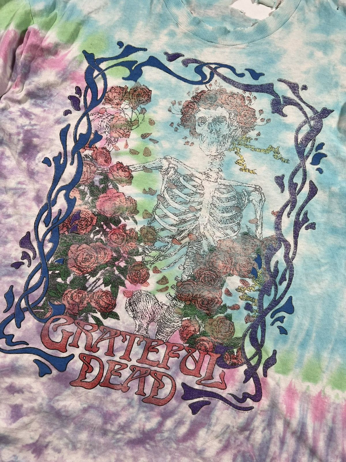 Band Tees Vintage 90s The Grateful Dead Bertha Liquid Blue Tee Thrasd Size US XL / EU 56 / 4 - 2 Thumbnail