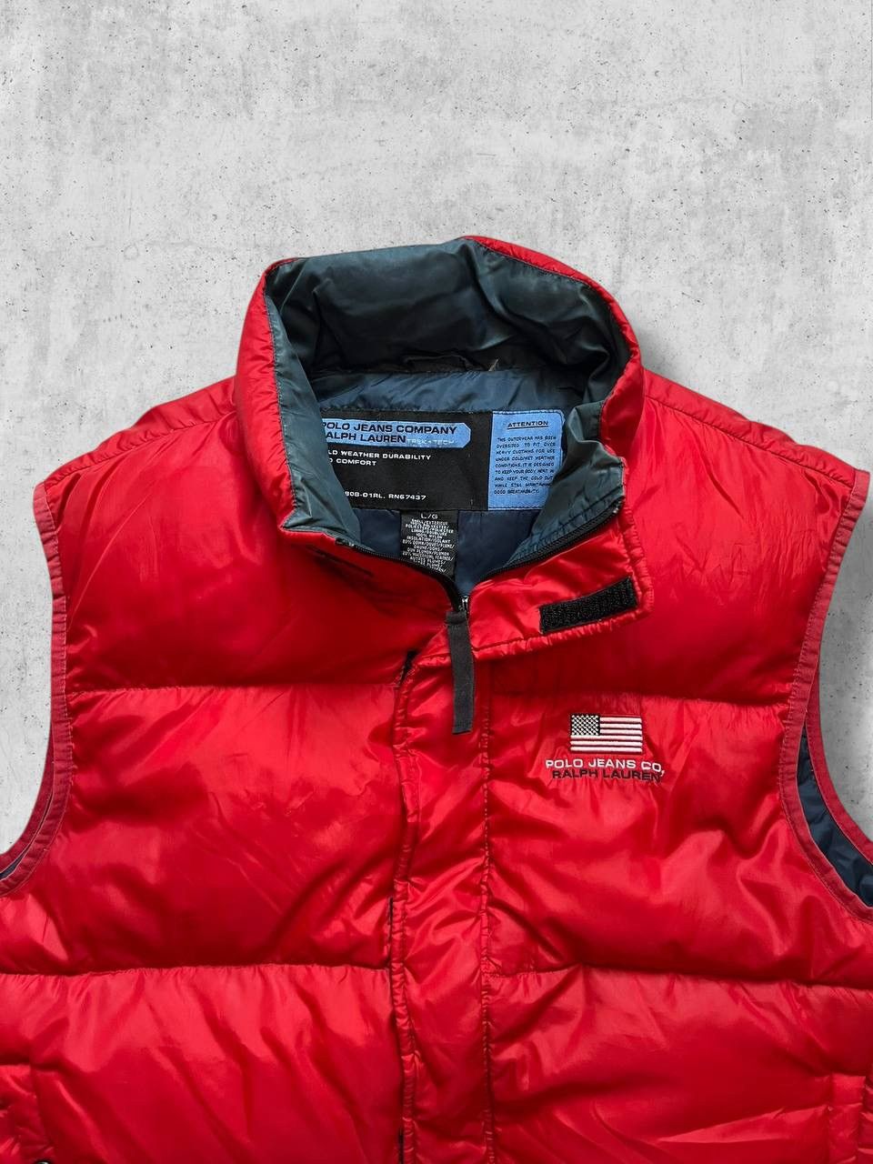 Polo Ralph Lauren Polo Ralph Lauren USA FLAG vintage Puffer vest RL Size US L / EU 52-54 / 3 - 3 Thumbnail