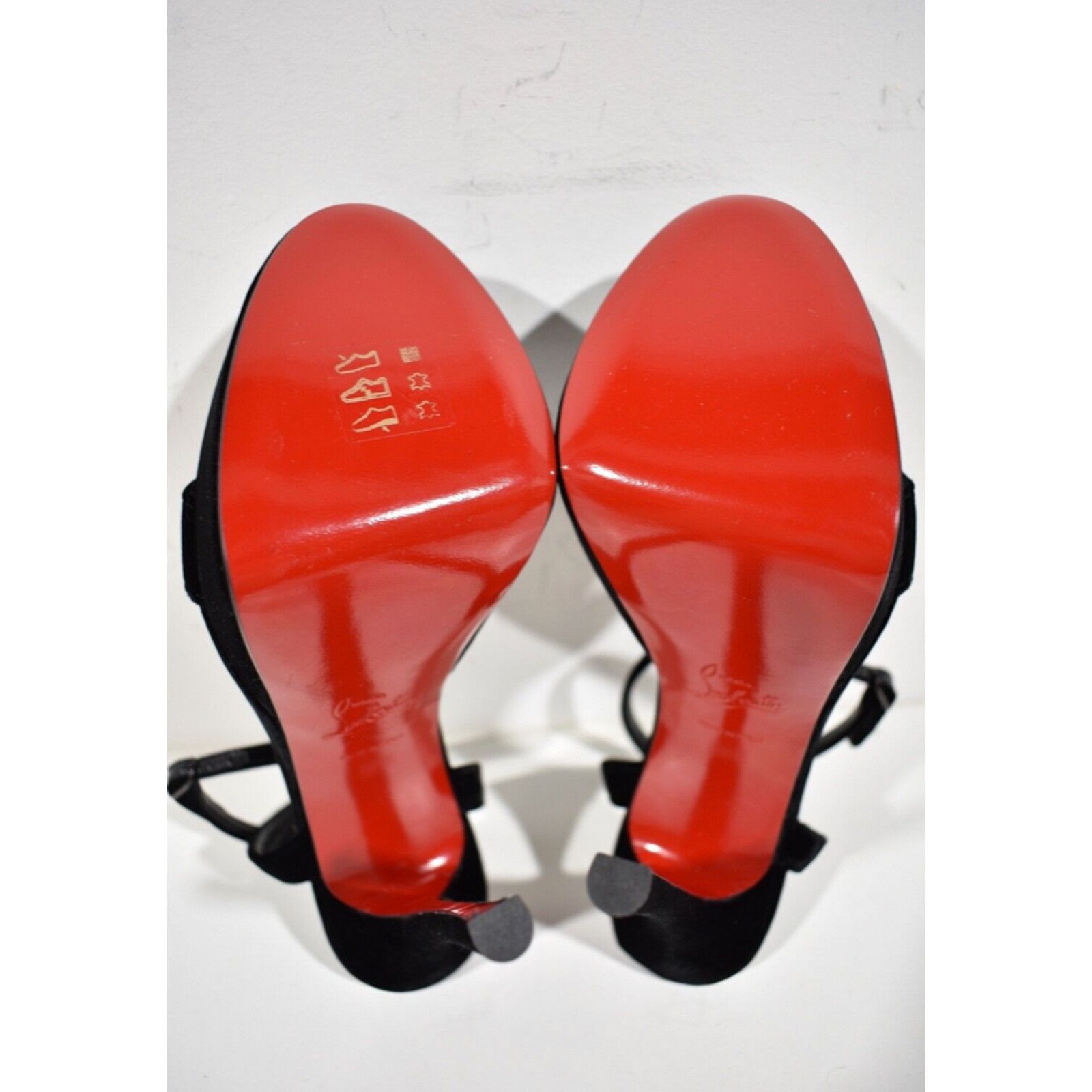 Christian Louboutin Loubi Queen Alta 150 Black Ankle Strap Sandal Heel Pump 40 Size US 10 / IT 40 - 12 Thumbnail