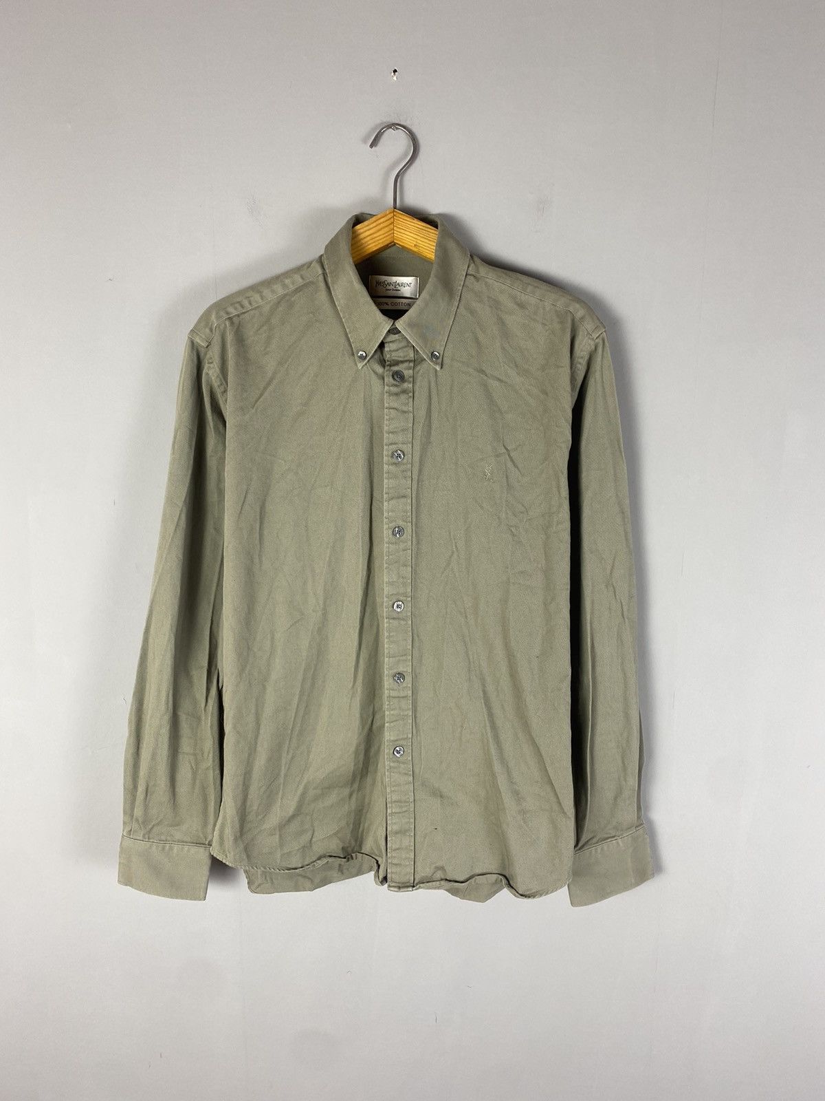 Yves Saint Laurent Vintage YSL Yves Saint Laurent shirt Size US L / EU 52-54 / 3 - 1 Thumbnail