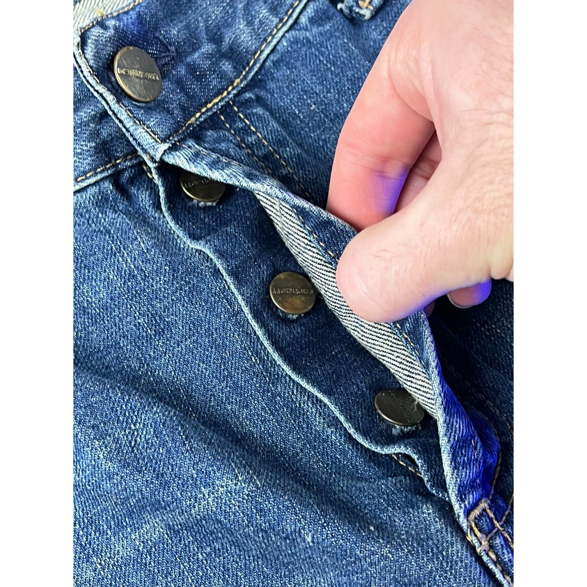 Carhartt × Vintage Iconic Carhartt Men’s Vintage Blue Denim Jeans Size US 38 / EU 54 - 6 Thumbnail
