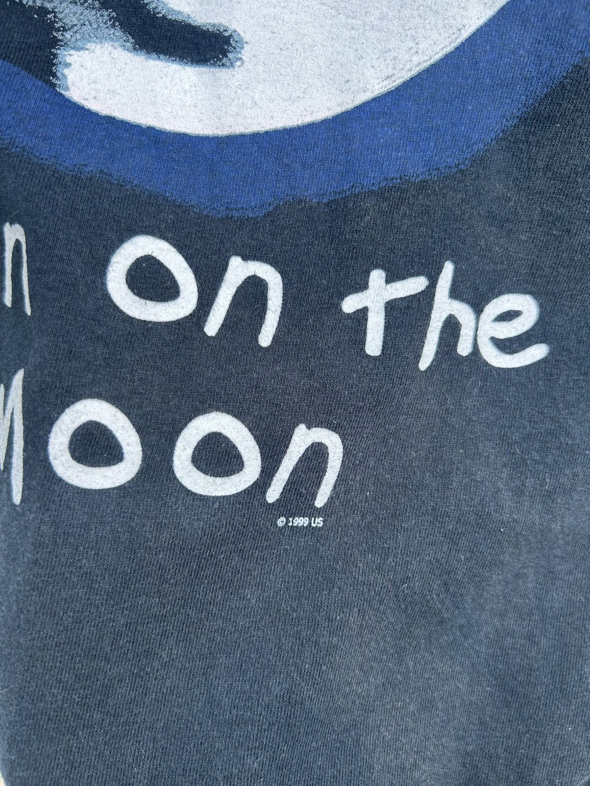 Vintage Mega Rare Vintage Jim Carrey Man on the Moon 1999 Movie Tee Size US XL / EU 56 / 4 - 5 Thumbnail