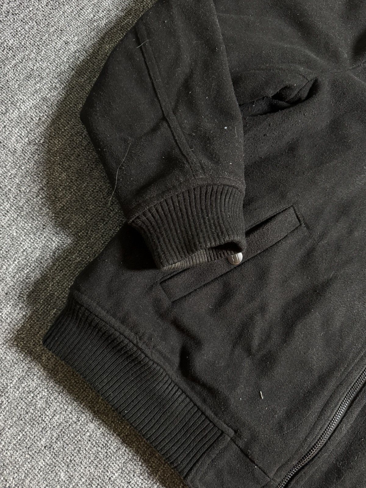 Levi's × Levi's Vintage Clothing Levis Wool Blend Military Jacket Hooded Full Zip Size US L / EU 52-54 / 3 - 10 Thumbnail