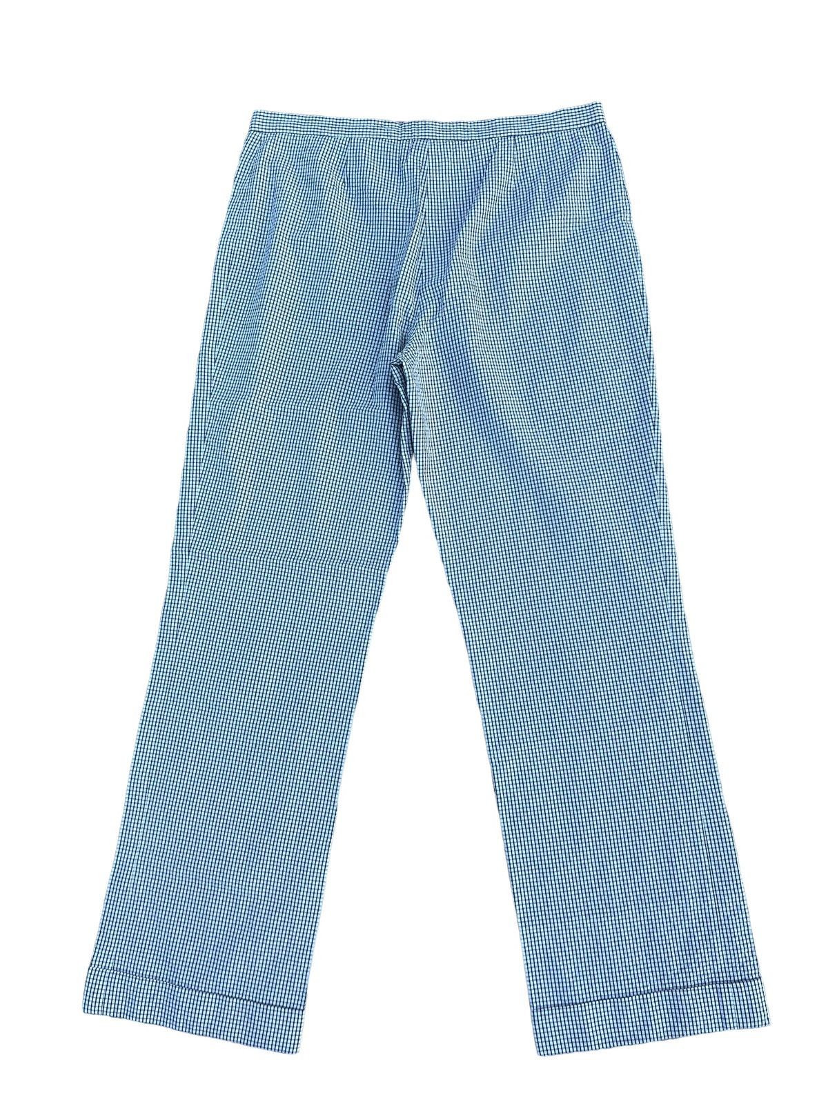 Moschino Moschino CheapAndChic Checkered Seersucker Cropped Pant Size US 29 - 2 Thumbnail