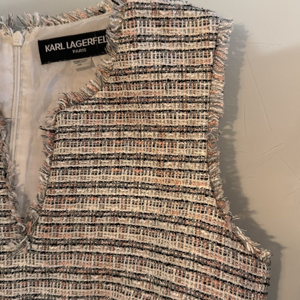 Karl Lagerfeld Karl Lagerfeld shift dress - size 10 Size L / US 10 / IT 46 - 6 Thumbnail